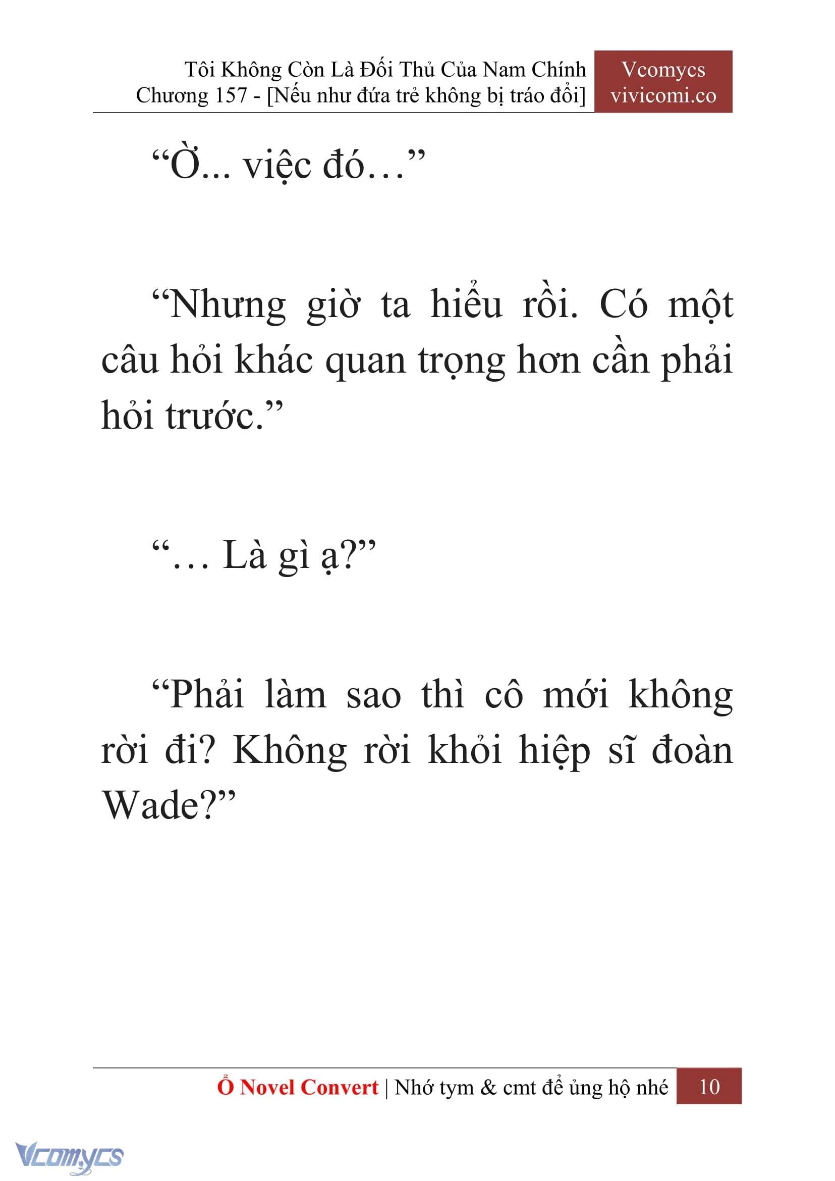 [Novel] Tôi Không Còn Là Đối Thủ Của Nam Chính Chapter  157 - 12