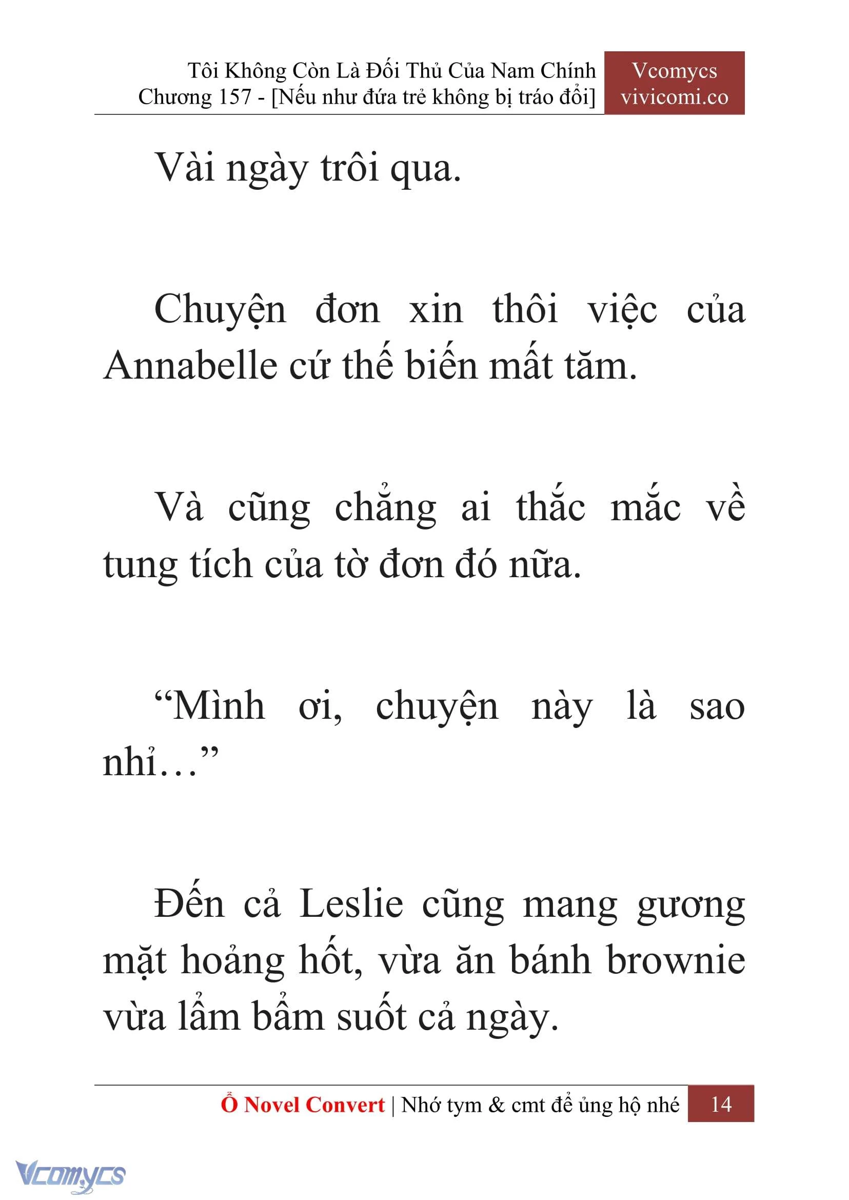 [Novel] Tôi Không Còn Là Đối Thủ Của Nam Chính Chapter  157 - 16