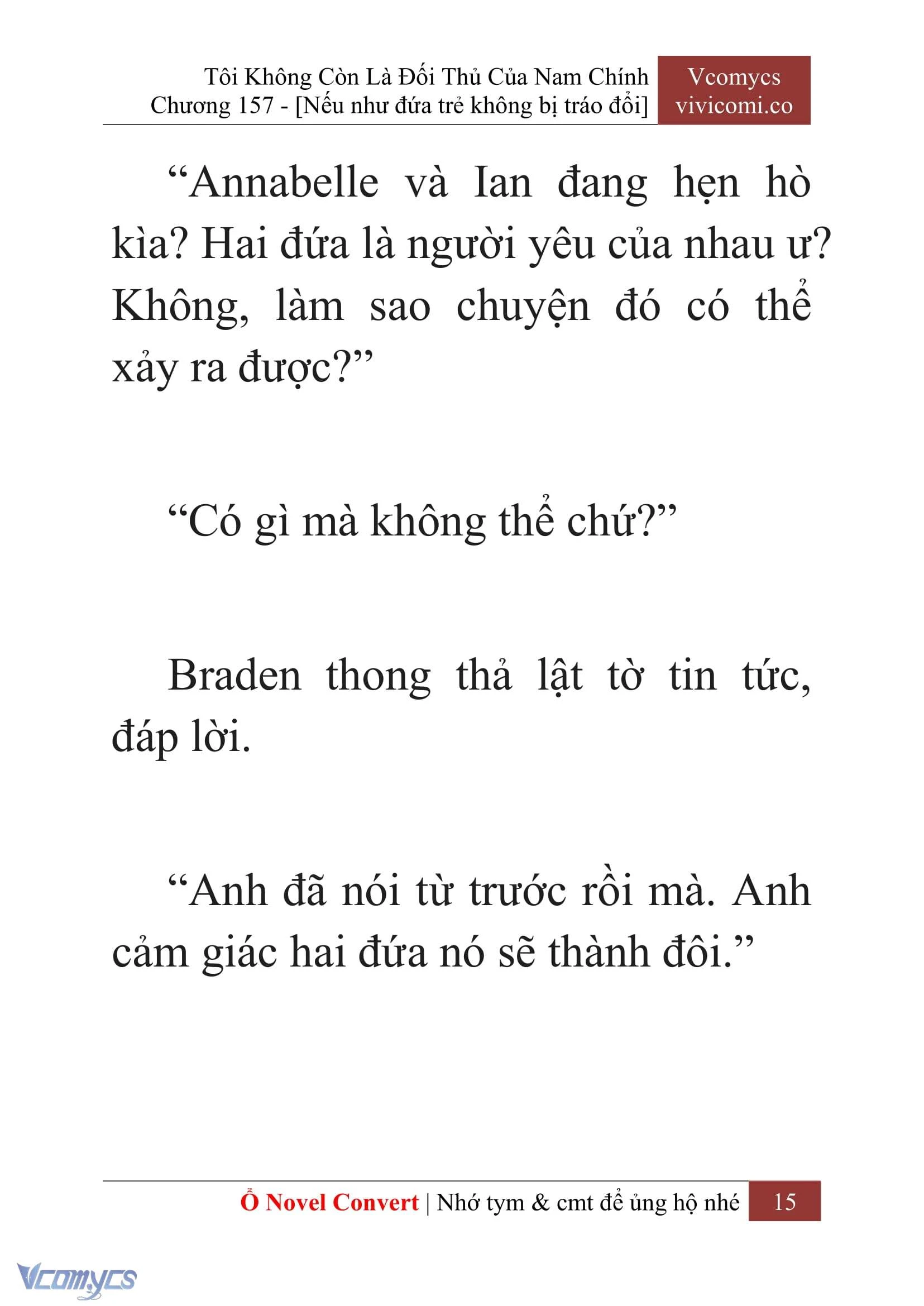 [Novel] Tôi Không Còn Là Đối Thủ Của Nam Chính Chapter  157 - 17