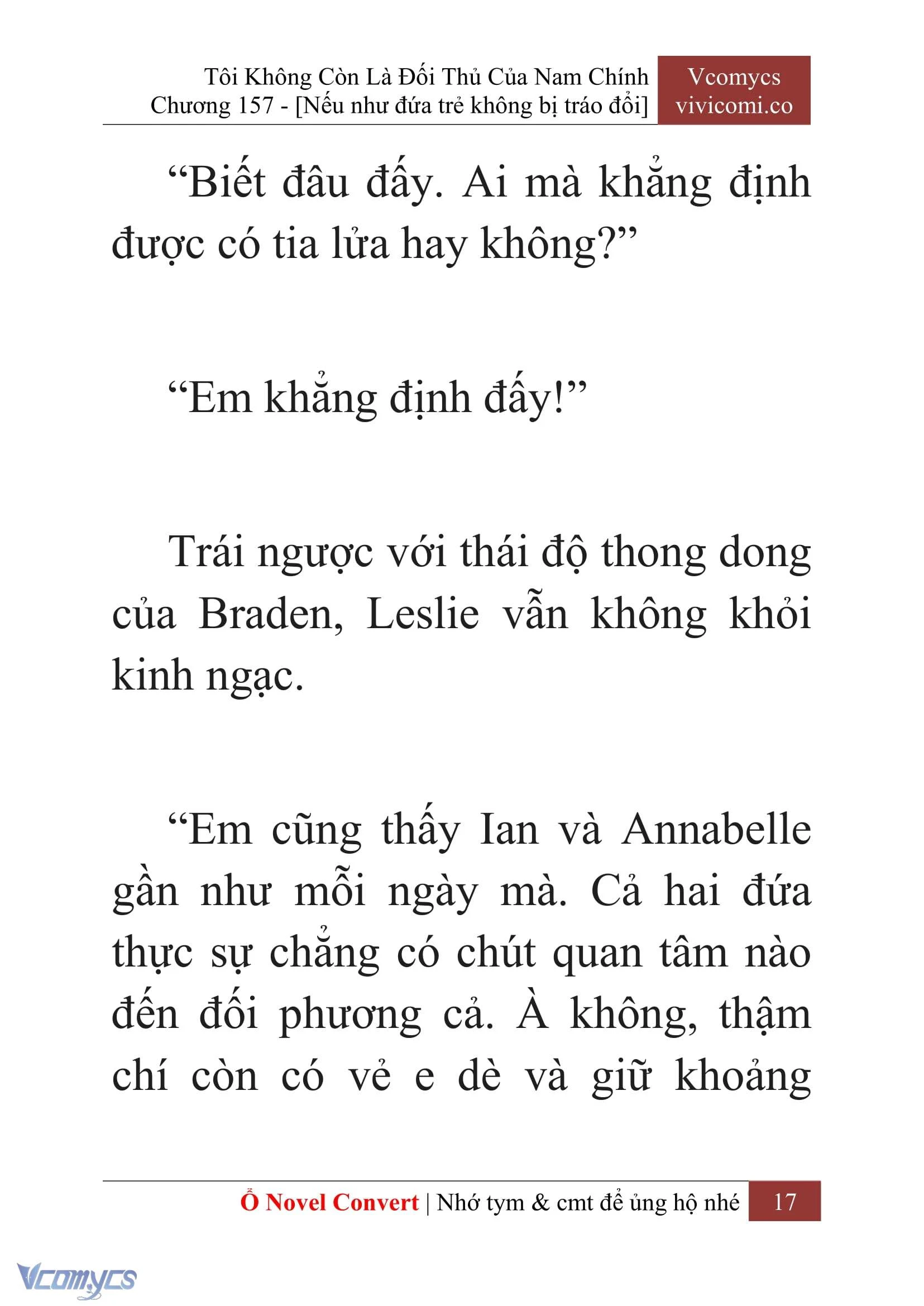 [Novel] Tôi Không Còn Là Đối Thủ Của Nam Chính Chapter  157 - 19