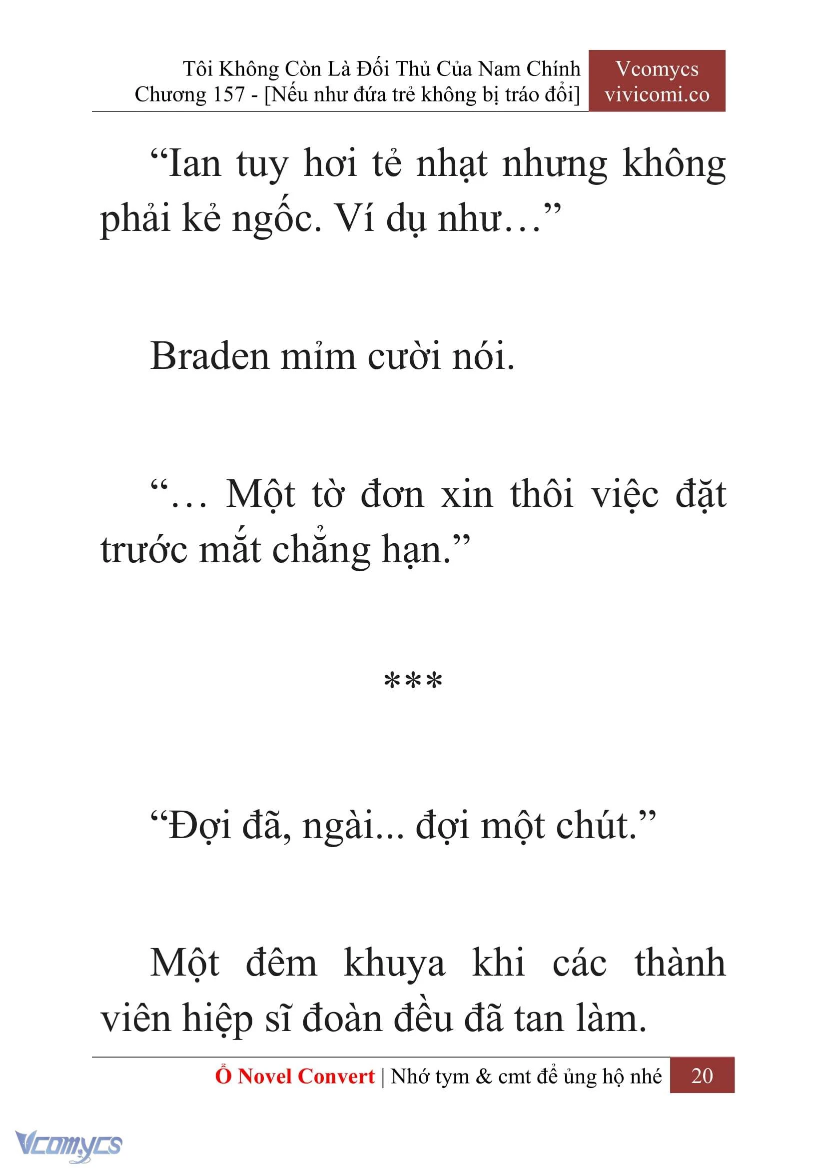 [Novel] Tôi Không Còn Là Đối Thủ Của Nam Chính Chapter  157 - 22