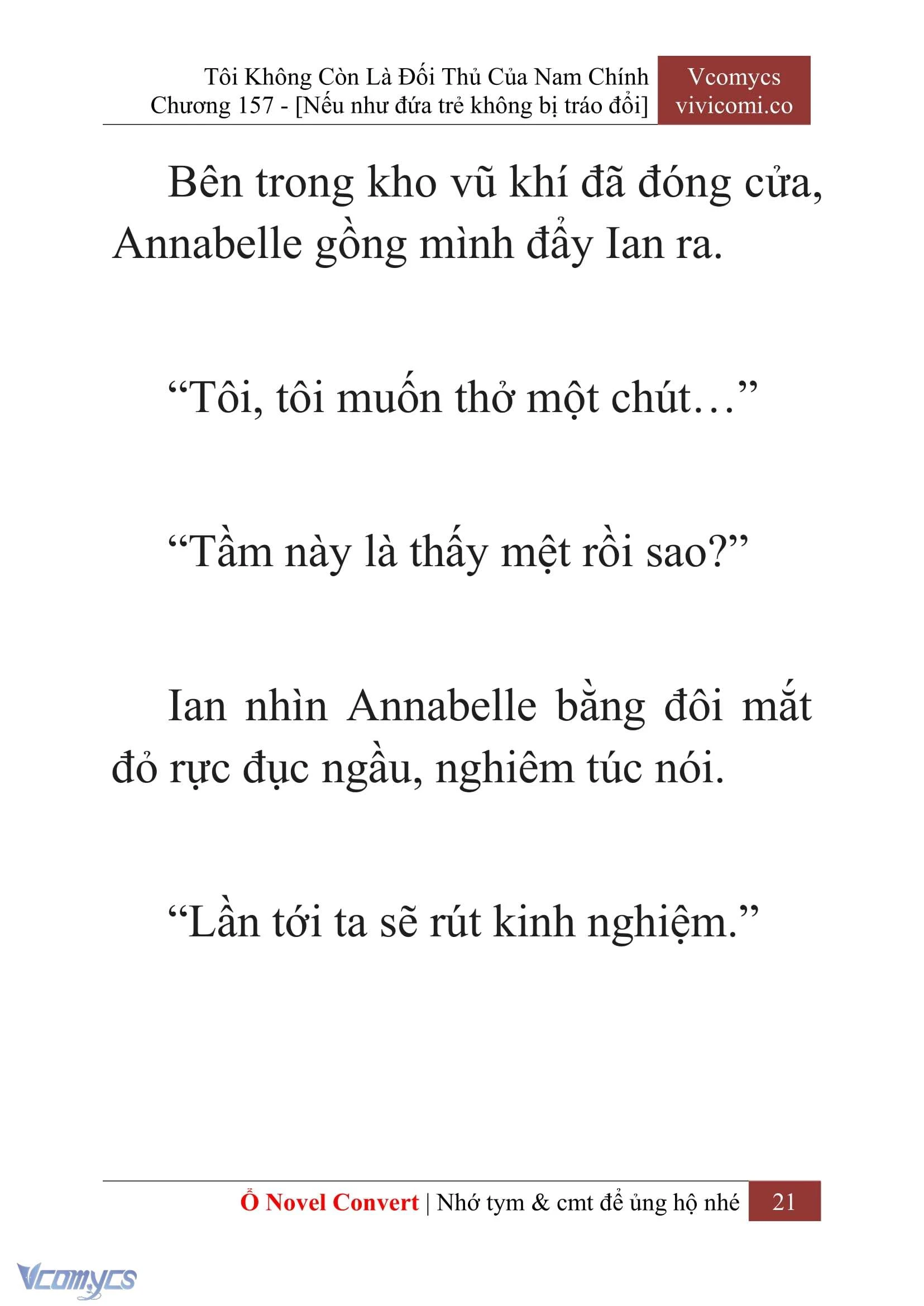 [Novel] Tôi Không Còn Là Đối Thủ Của Nam Chính Chapter  157 - 23