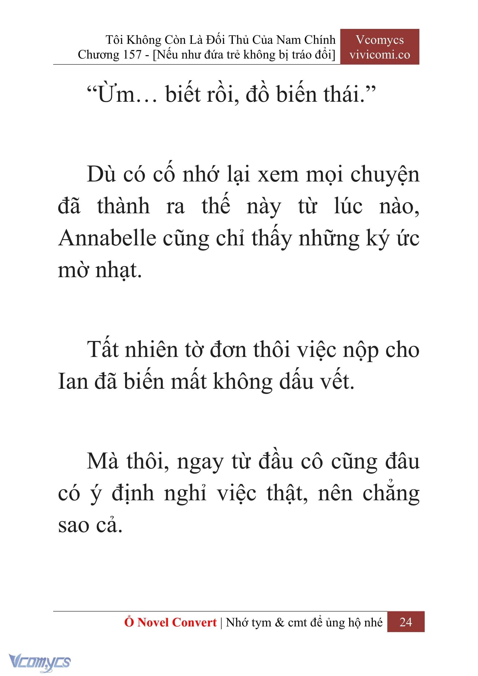 [Novel] Tôi Không Còn Là Đối Thủ Của Nam Chính Chapter  157 - 26