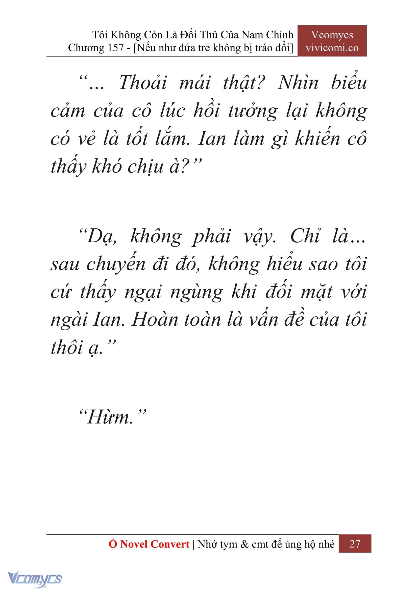 [Novel] Tôi Không Còn Là Đối Thủ Của Nam Chính Chapter  157 - 29