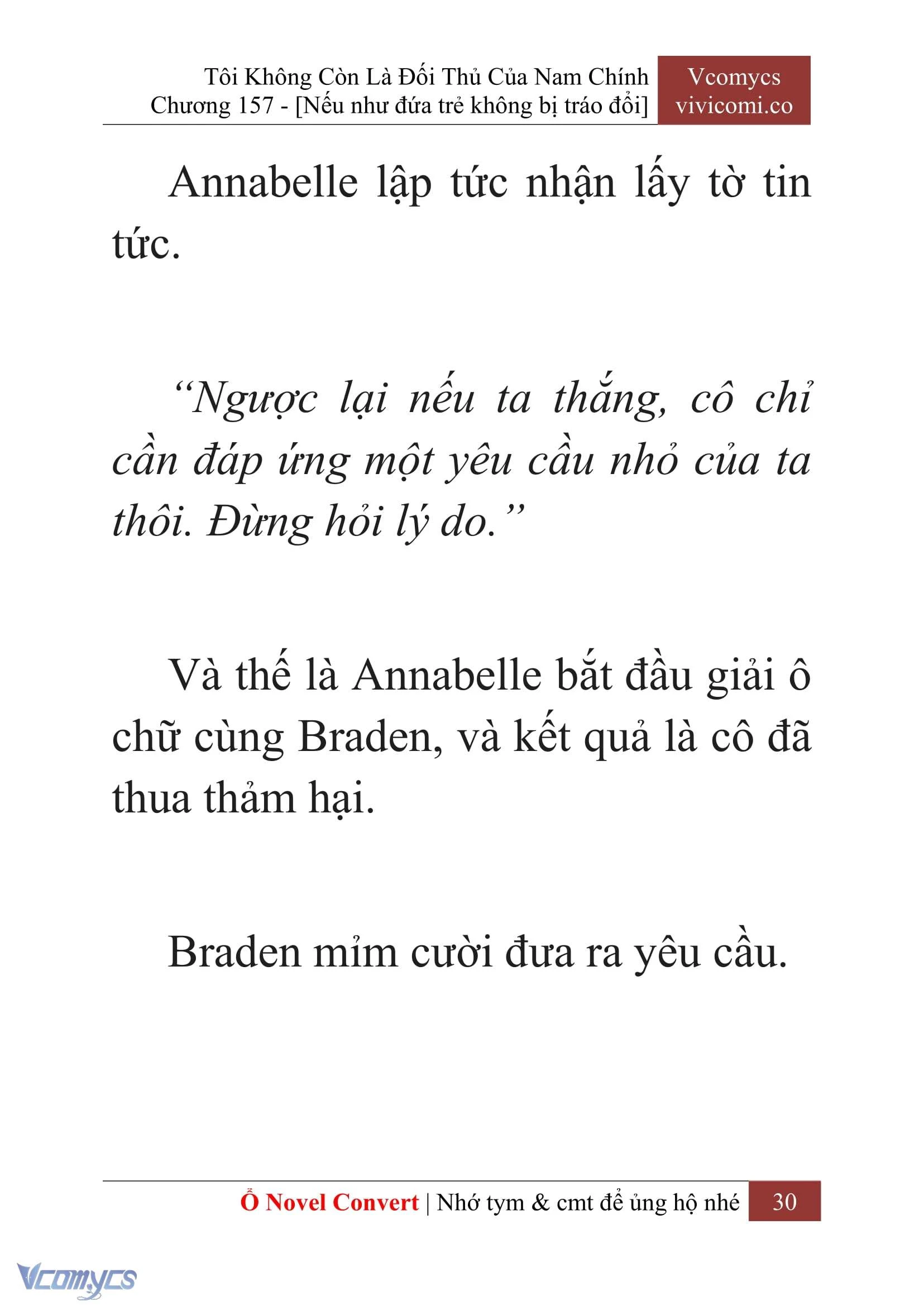 [Novel] Tôi Không Còn Là Đối Thủ Của Nam Chính Chapter  157 - 32