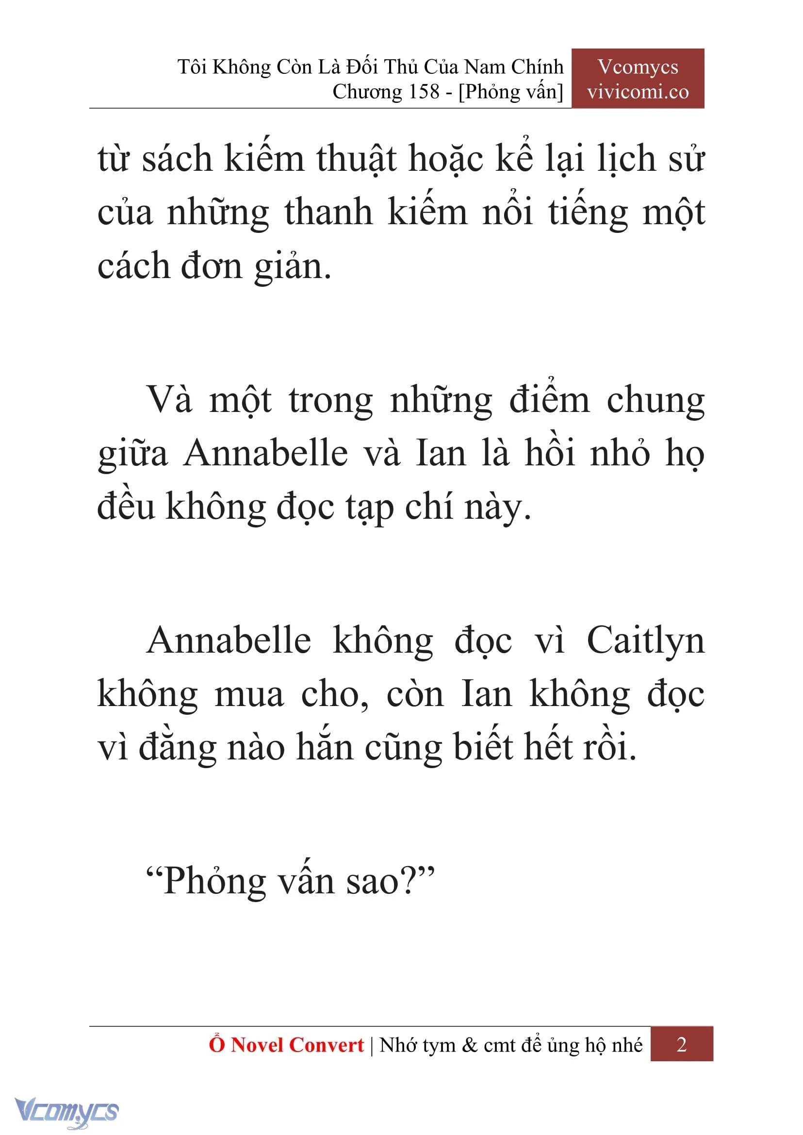 [Novel] Tôi Không Còn Là Đối Thủ Của Nam Chính Chapter  158 - 4