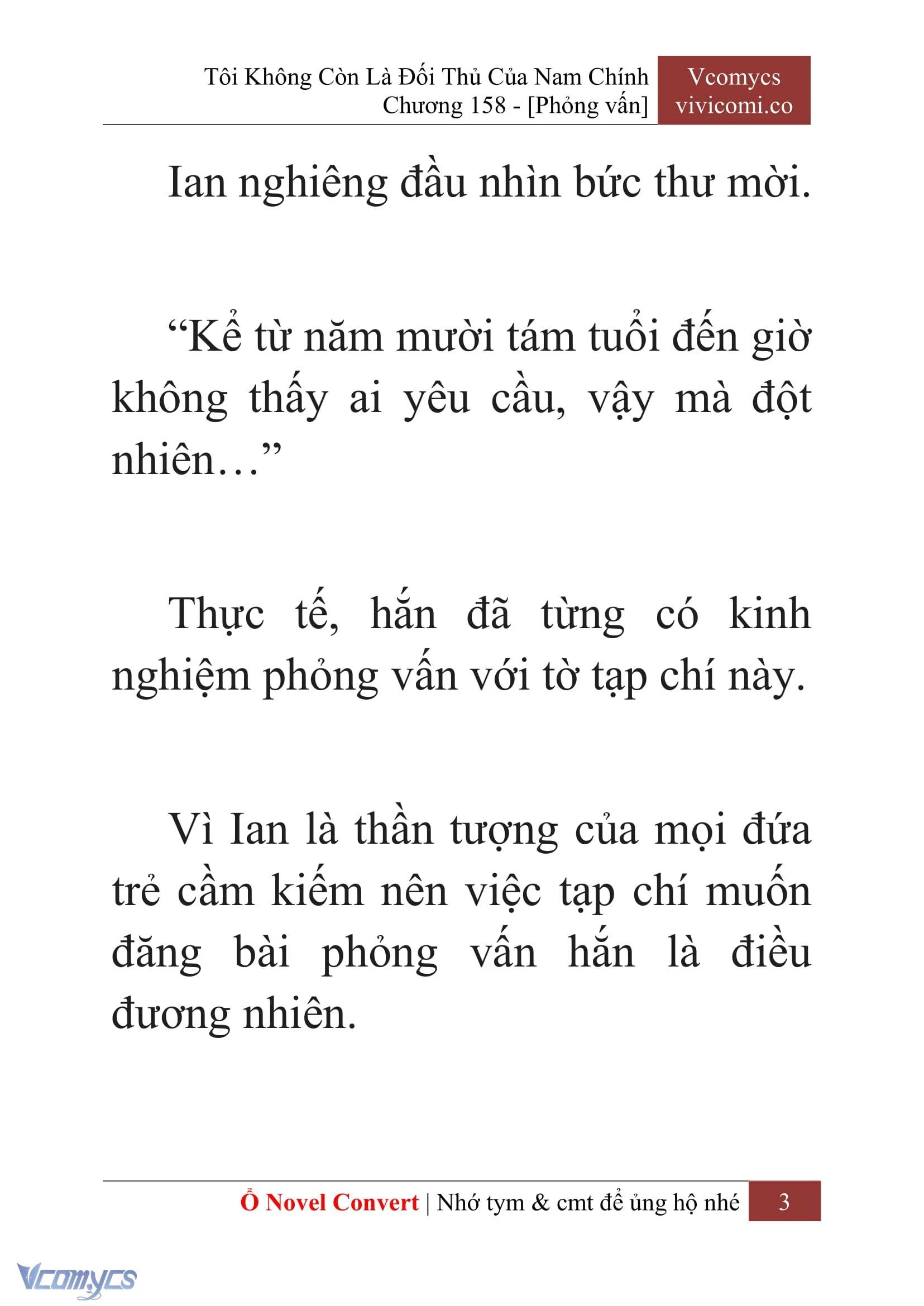 [Novel] Tôi Không Còn Là Đối Thủ Của Nam Chính Chapter  158 - 5