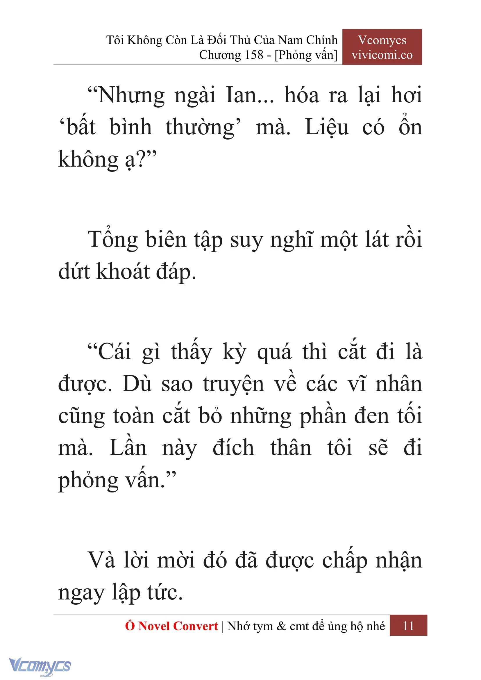 [Novel] Tôi Không Còn Là Đối Thủ Của Nam Chính Chapter  158 - 13