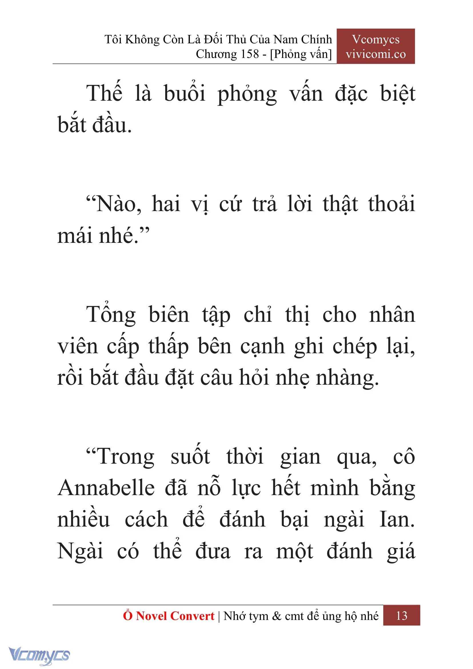 [Novel] Tôi Không Còn Là Đối Thủ Của Nam Chính Chapter  158 - 15