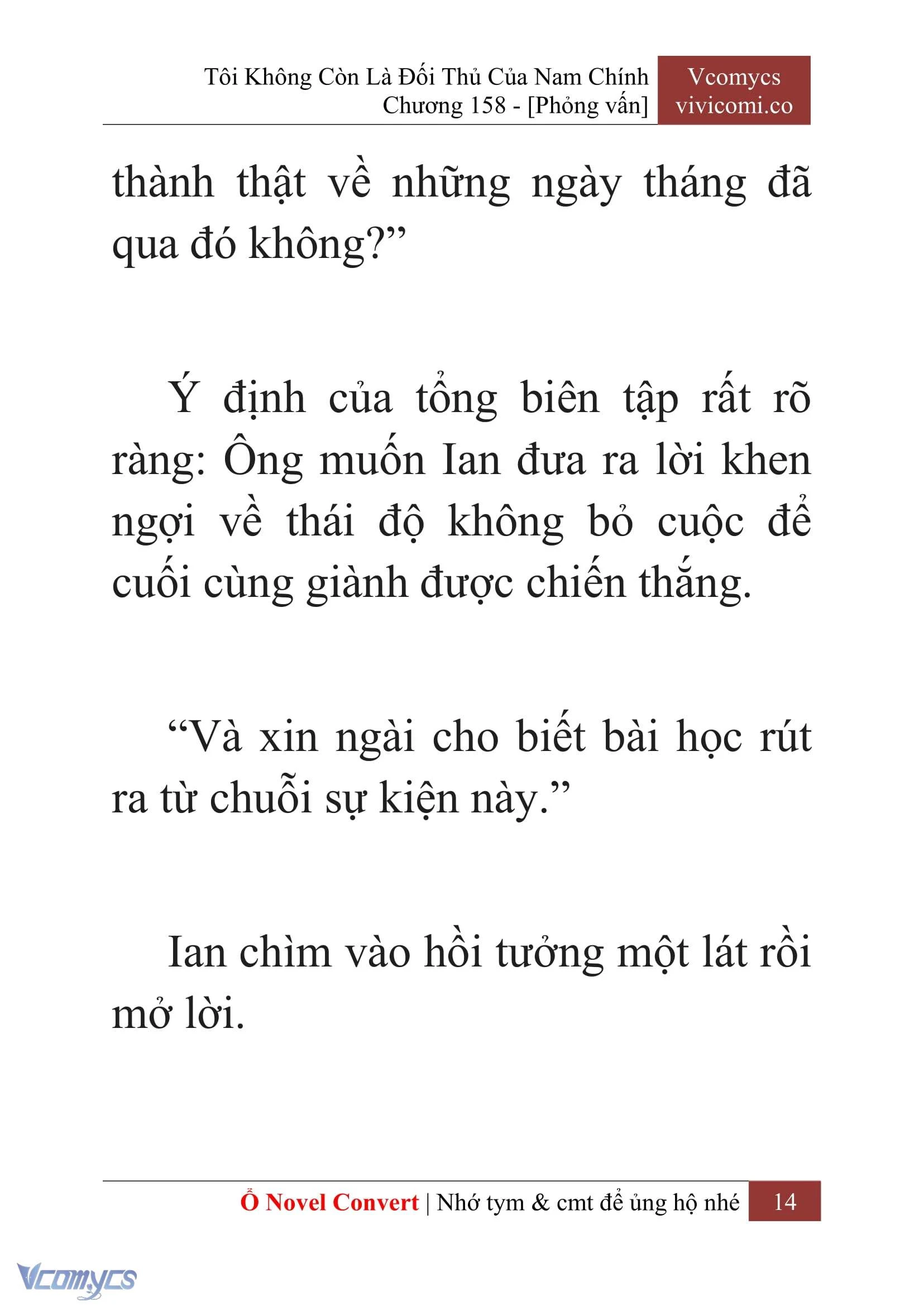 [Novel] Tôi Không Còn Là Đối Thủ Của Nam Chính Chapter  158 - 16