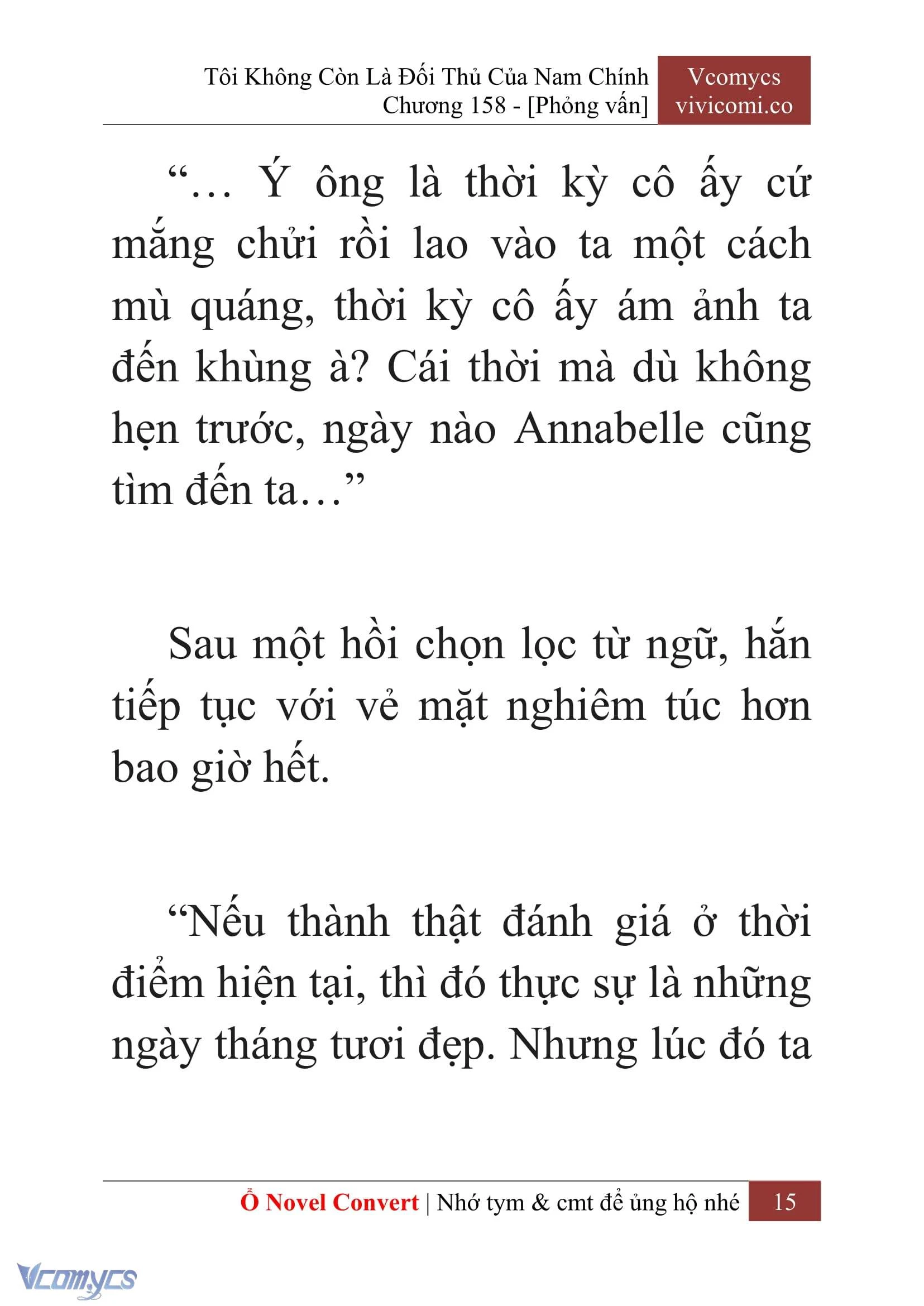 [Novel] Tôi Không Còn Là Đối Thủ Của Nam Chính Chapter  158 - 17