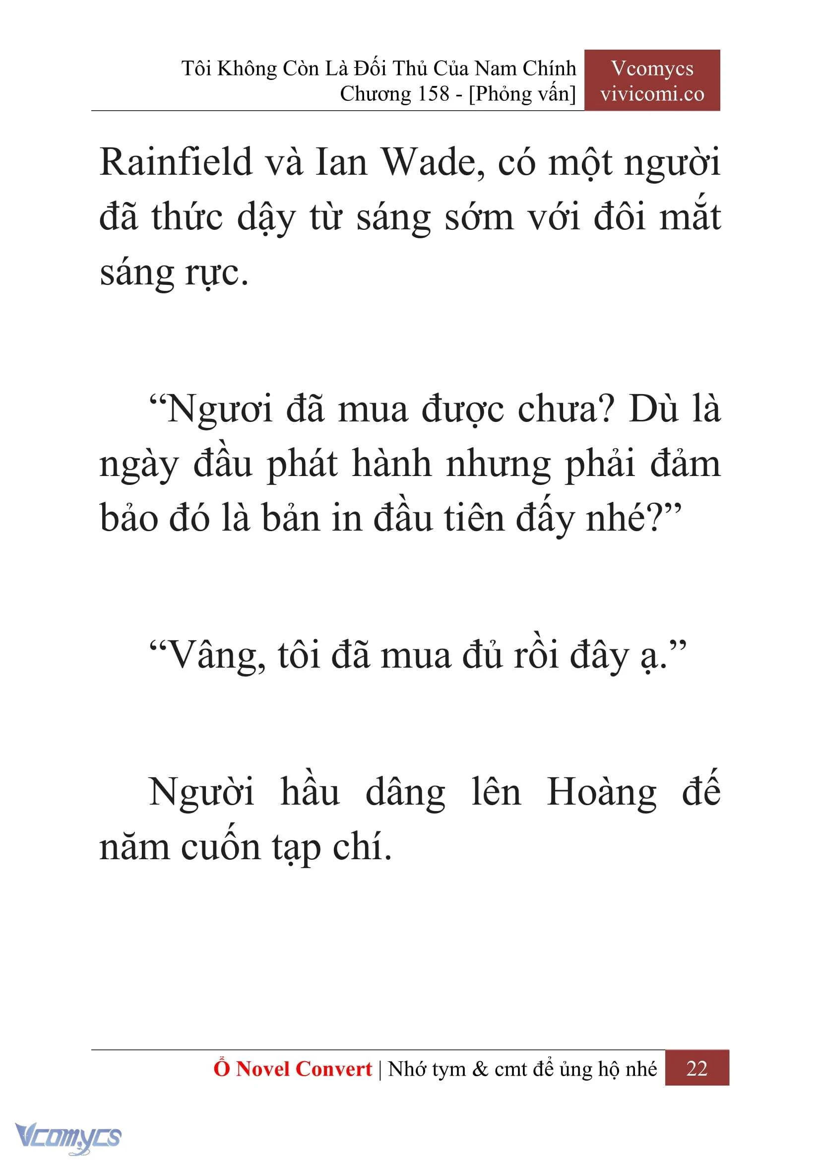 [Novel] Tôi Không Còn Là Đối Thủ Của Nam Chính Chapter  158 - 24