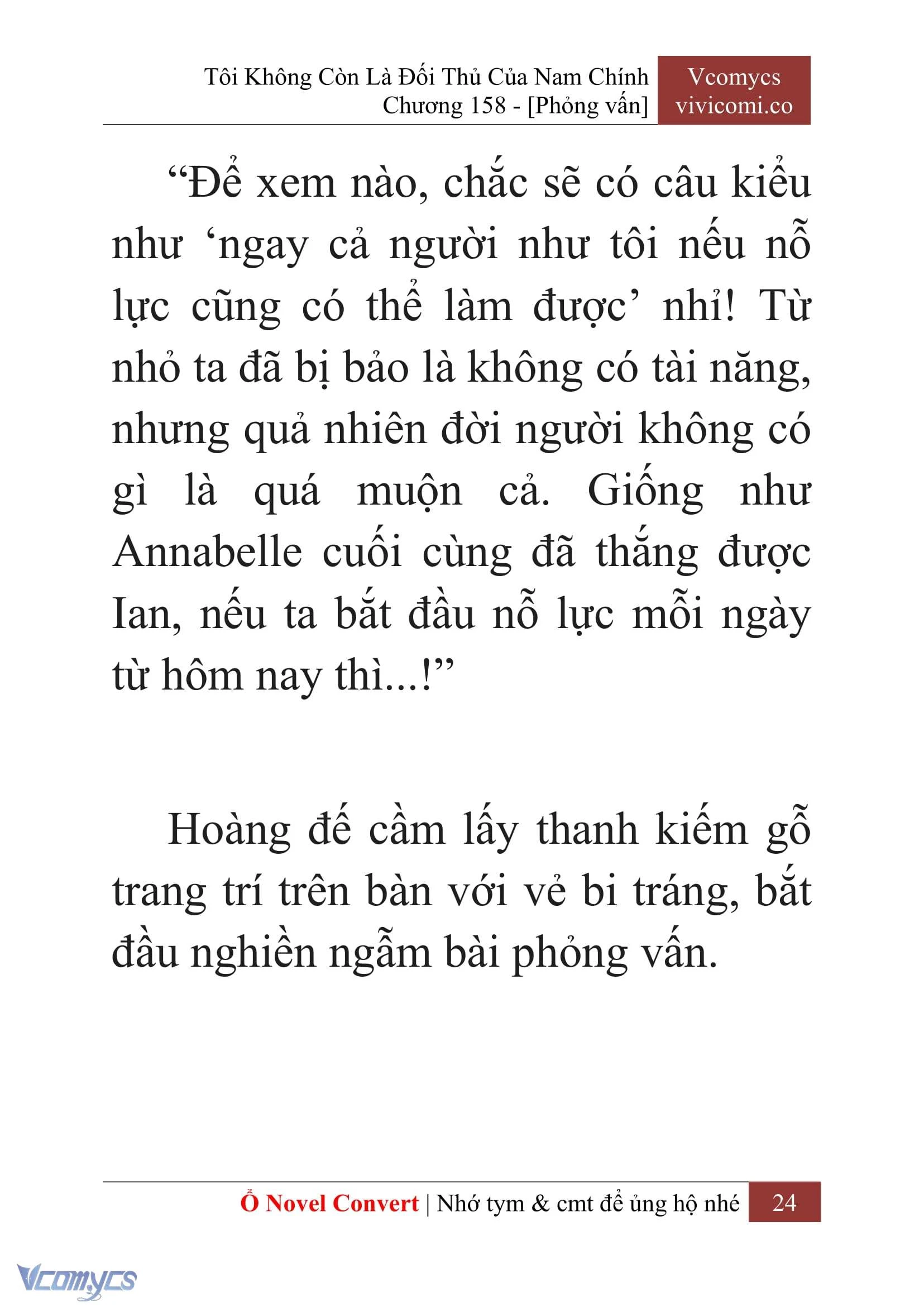 [Novel] Tôi Không Còn Là Đối Thủ Của Nam Chính Chapter  158 - 26