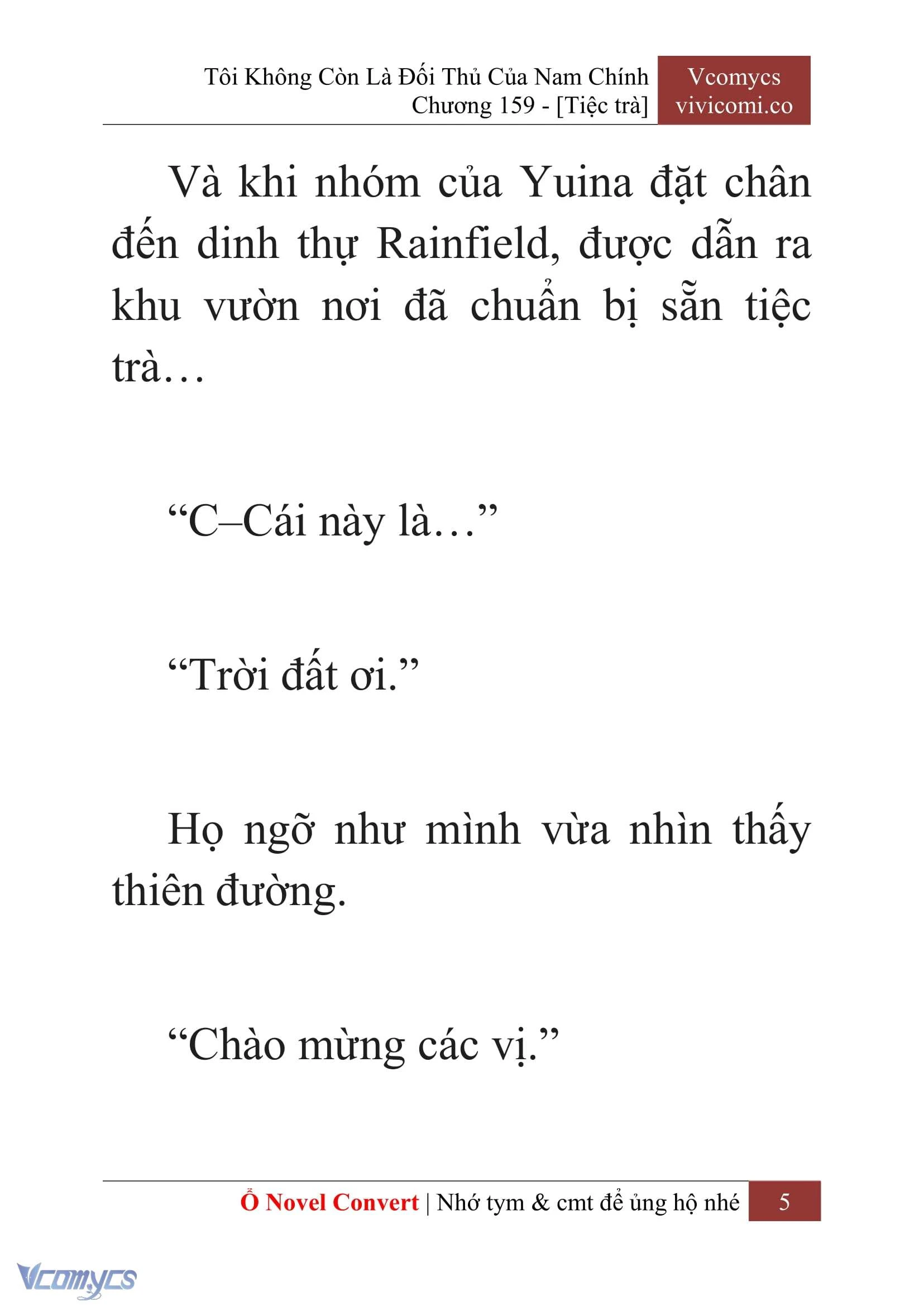 [Novel] Tôi Không Còn Là Đối Thủ Của Nam Chính Chapter  159 - 7