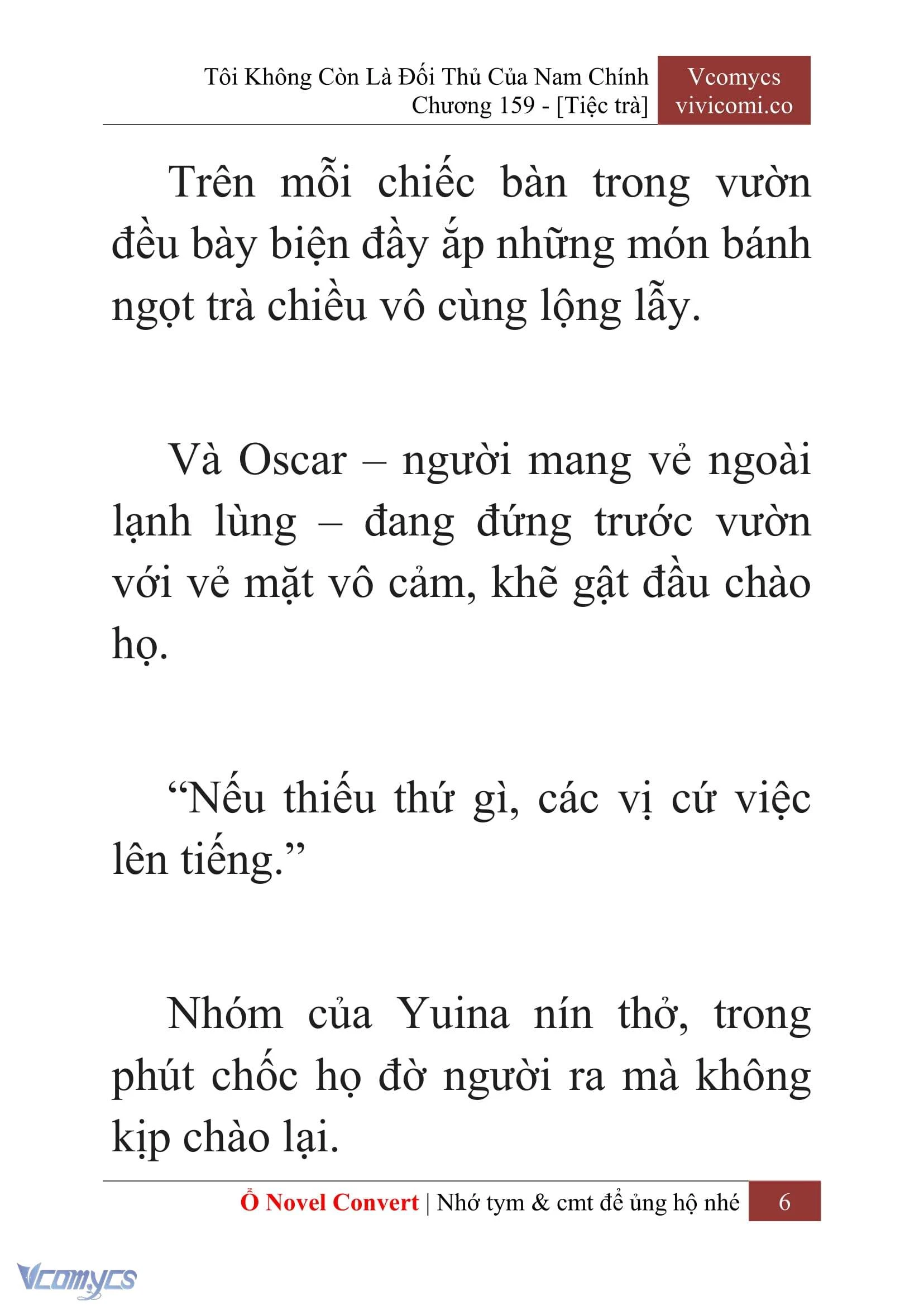 [Novel] Tôi Không Còn Là Đối Thủ Của Nam Chính Chapter  159 - 8