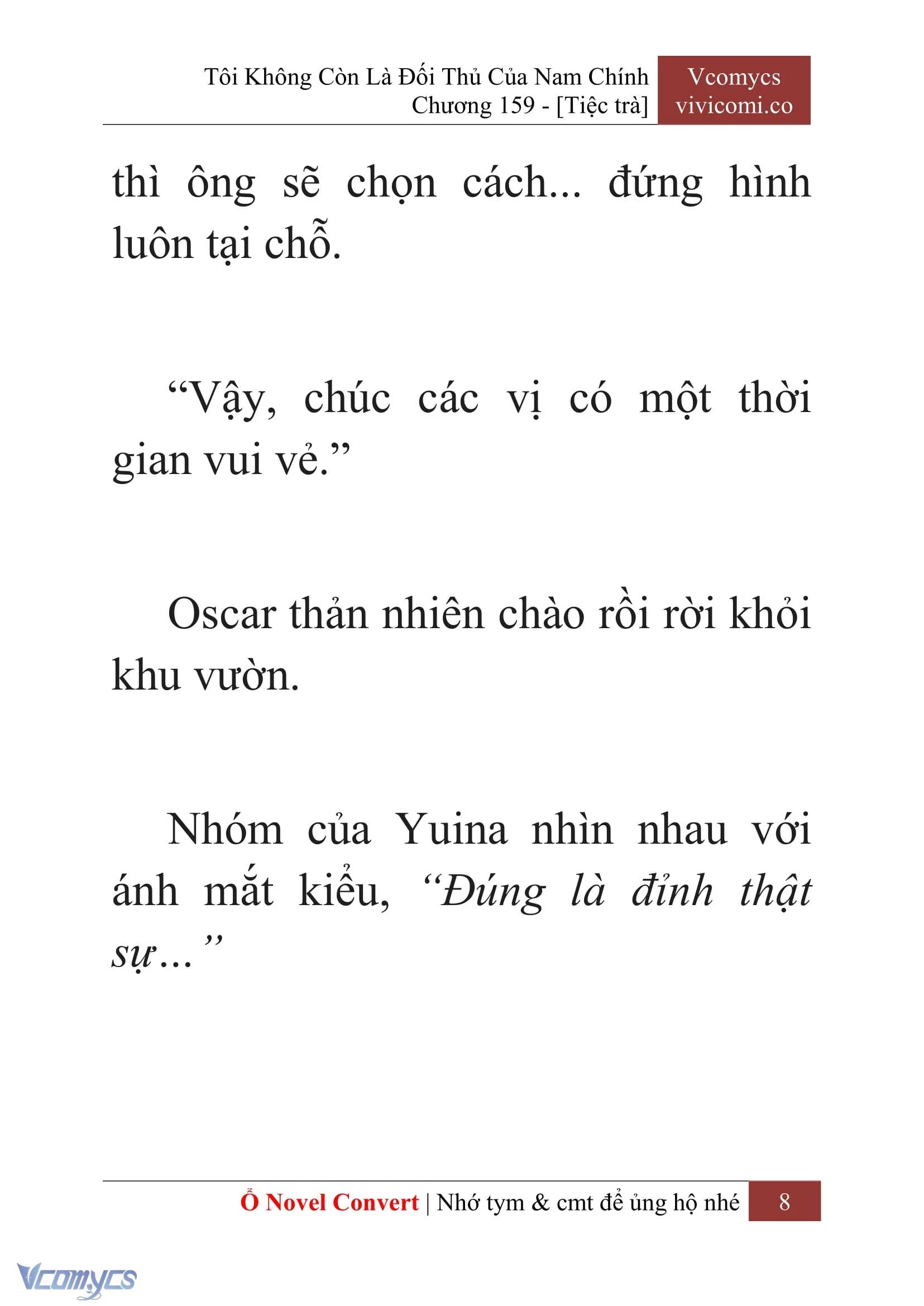 [Novel] Tôi Không Còn Là Đối Thủ Của Nam Chính Chapter  159 - 10