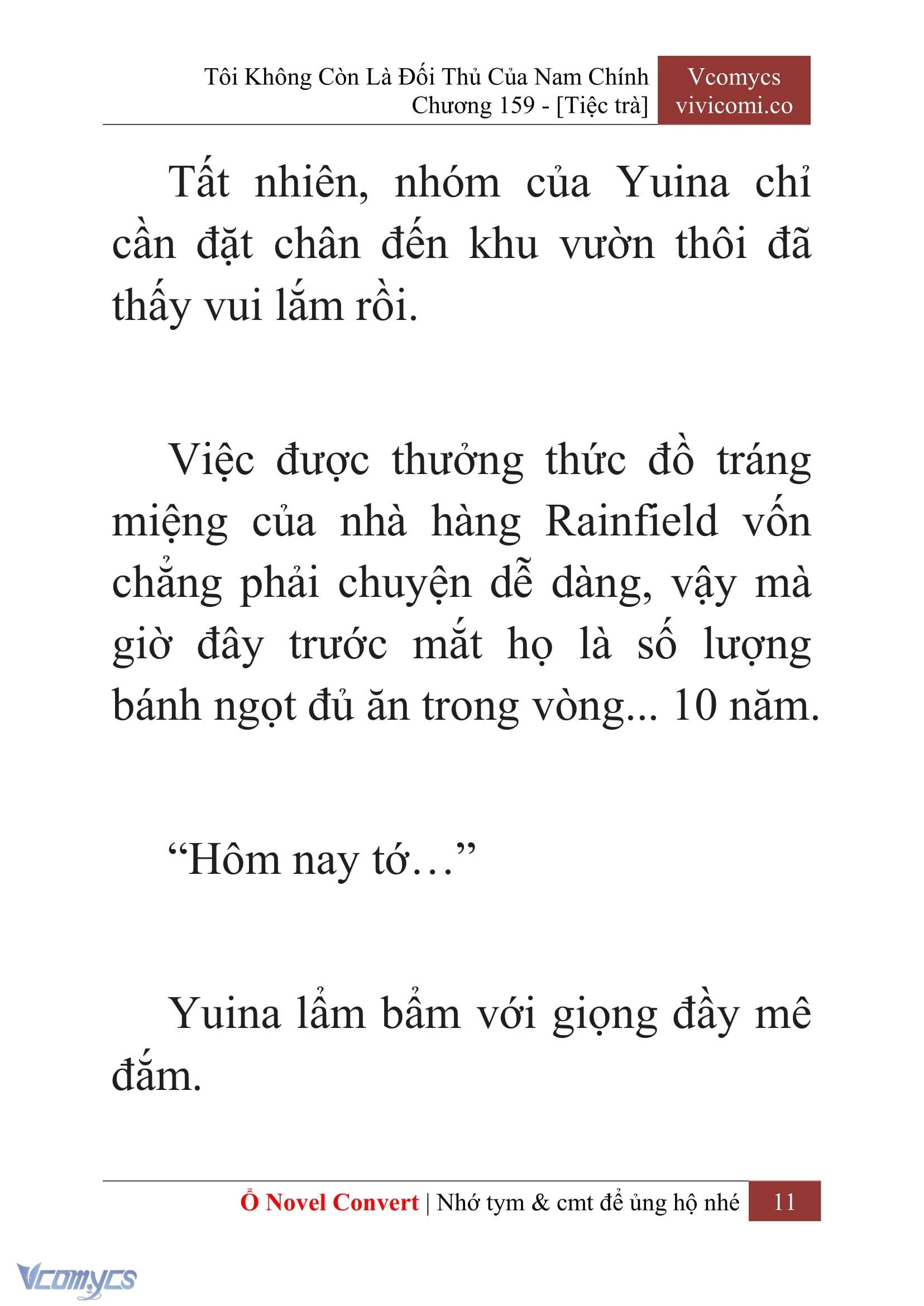[Novel] Tôi Không Còn Là Đối Thủ Của Nam Chính Chapter  159 - 13
