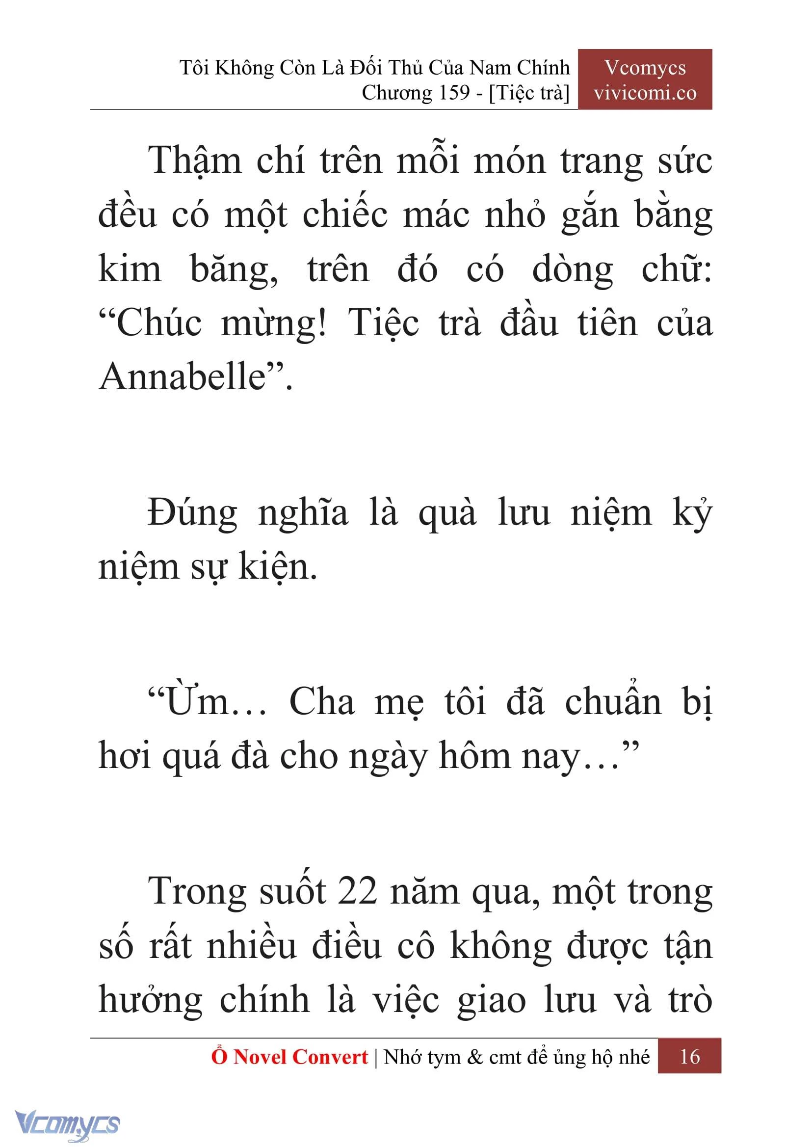 [Novel] Tôi Không Còn Là Đối Thủ Của Nam Chính Chapter  159 - 18