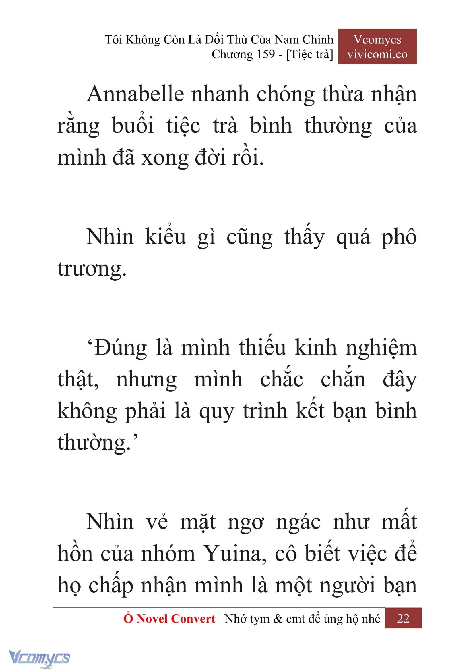[Novel] Tôi Không Còn Là Đối Thủ Của Nam Chính Chapter  159 - 24