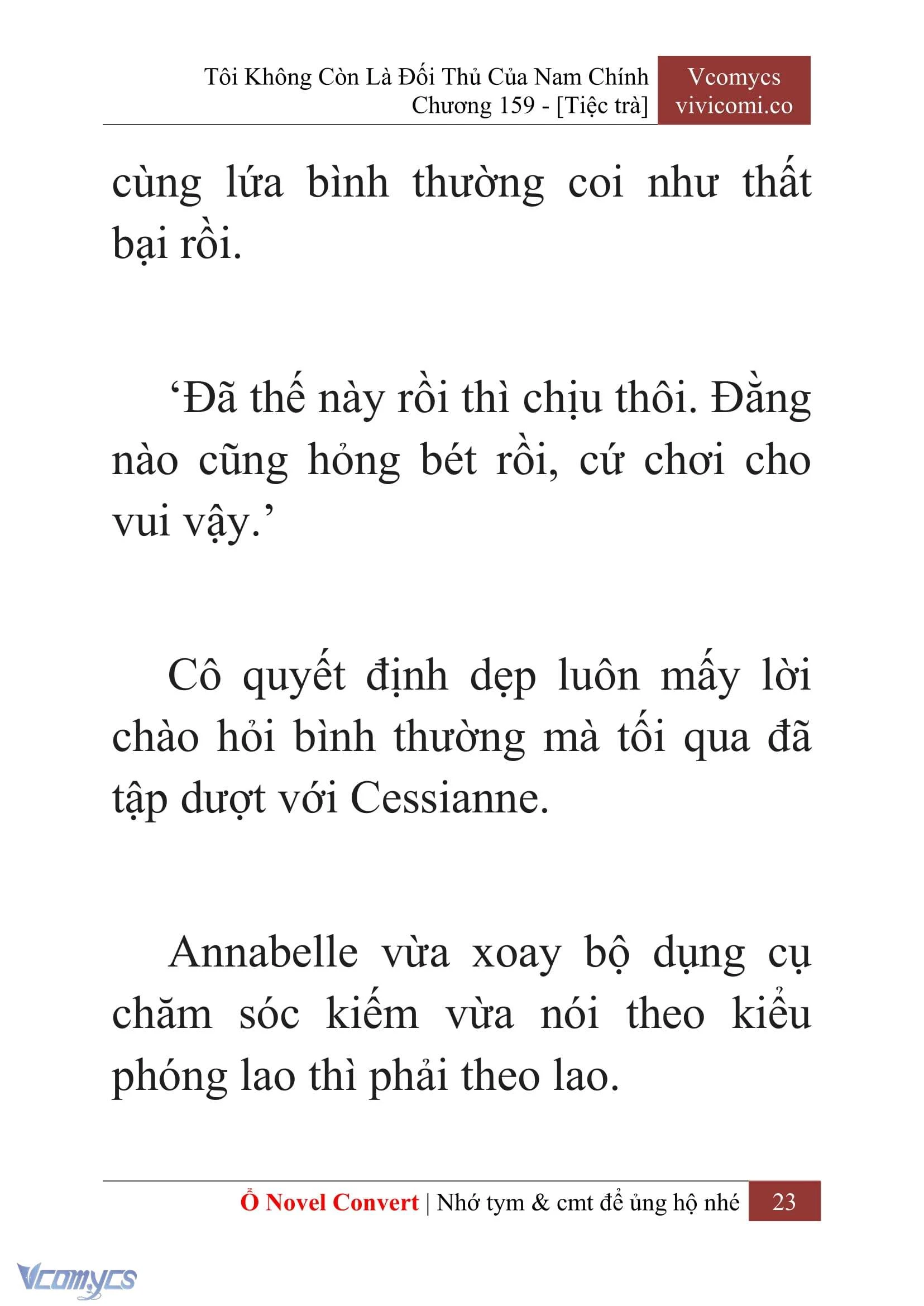 [Novel] Tôi Không Còn Là Đối Thủ Của Nam Chính Chapter  159 - 25