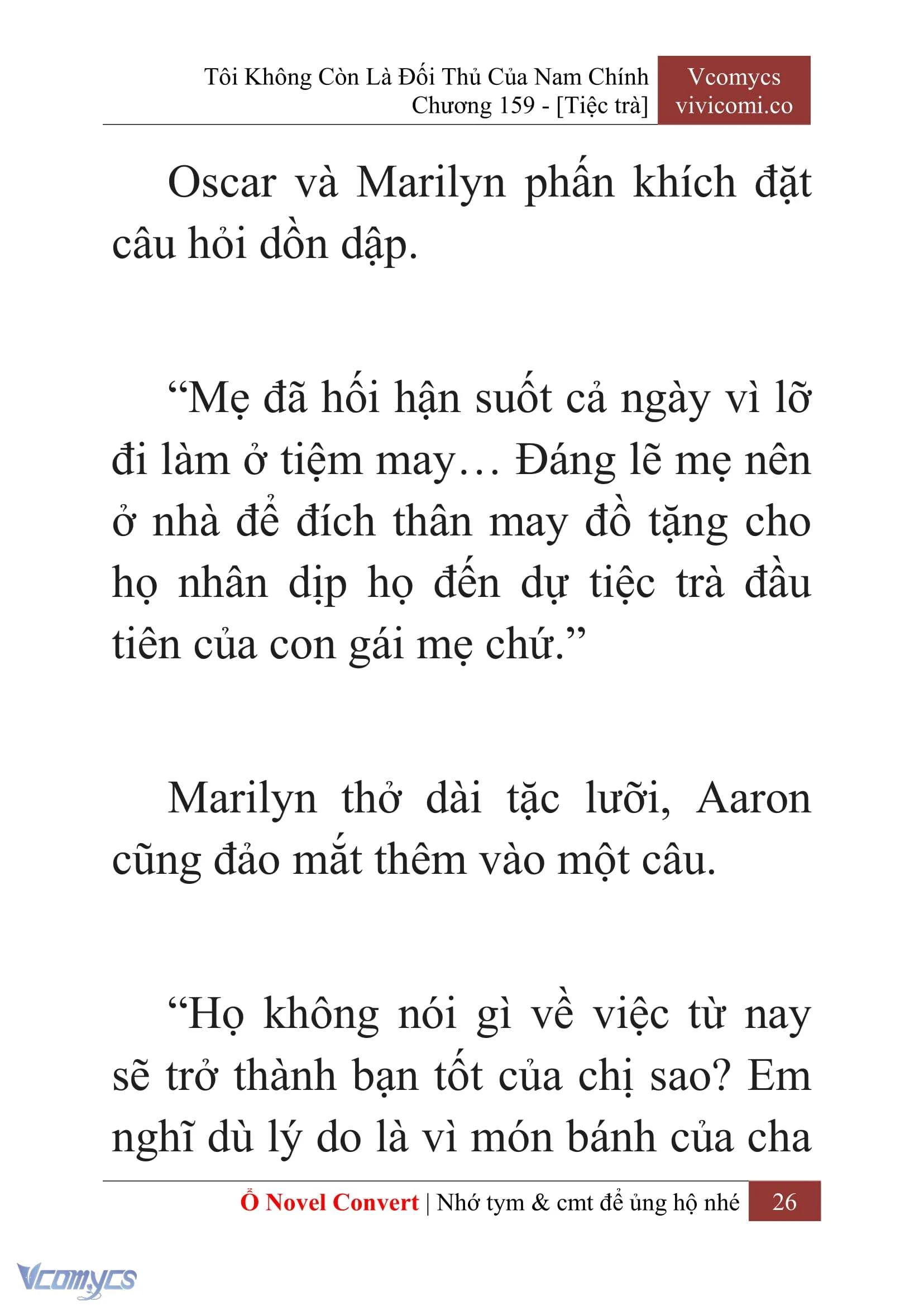 [Novel] Tôi Không Còn Là Đối Thủ Của Nam Chính Chapter  159 - 28
