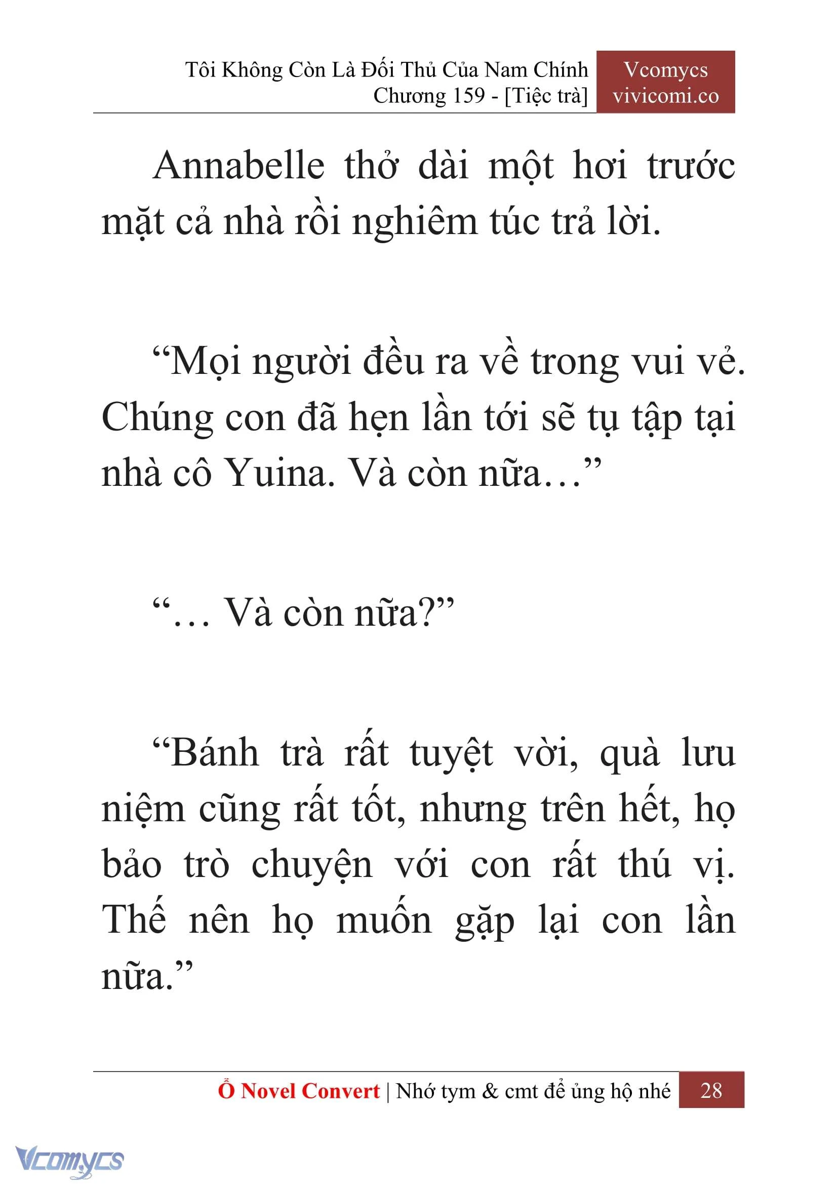[Novel] Tôi Không Còn Là Đối Thủ Của Nam Chính Chapter  159 - 30
