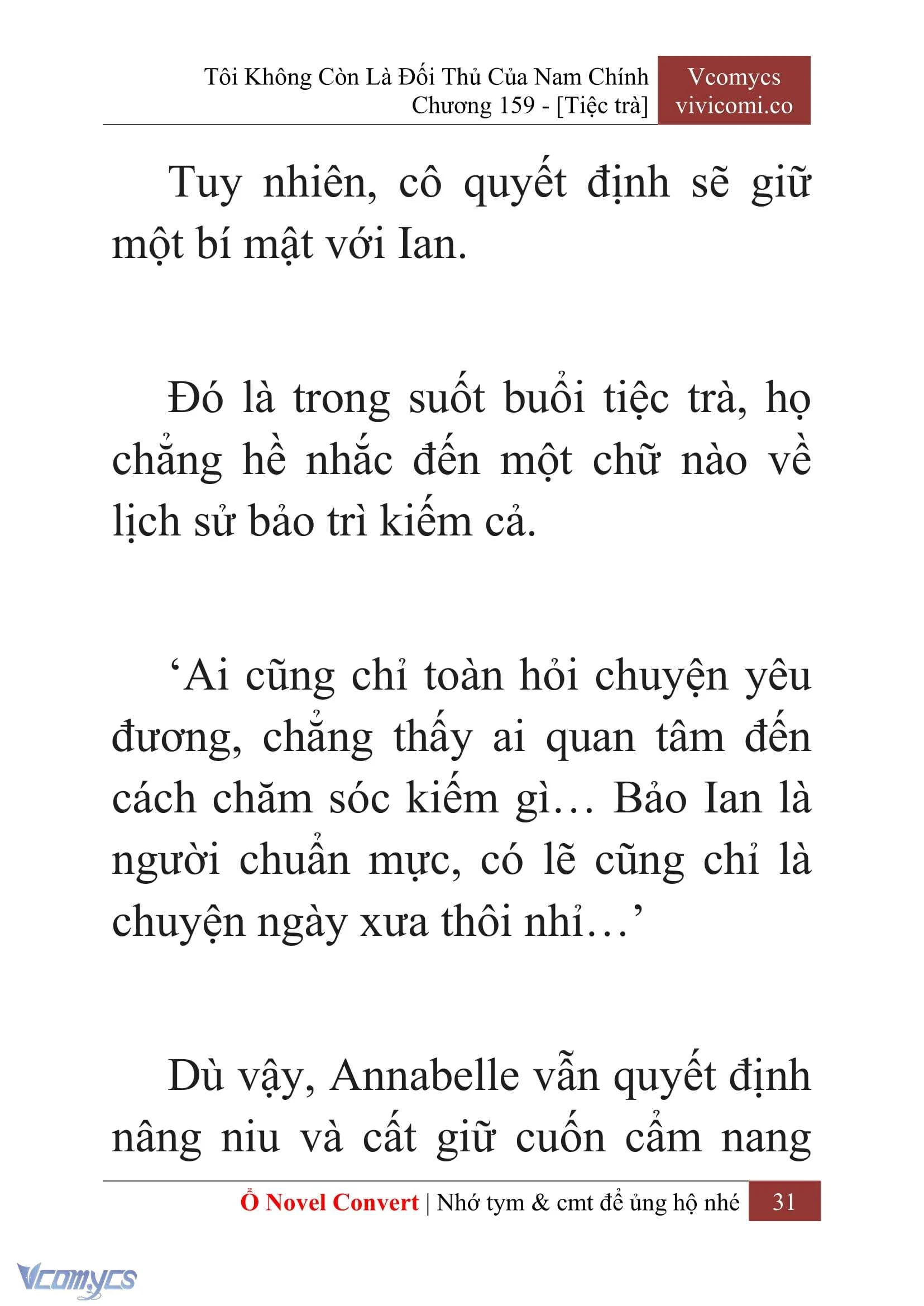 [Novel] Tôi Không Còn Là Đối Thủ Của Nam Chính Chapter  159 - 33