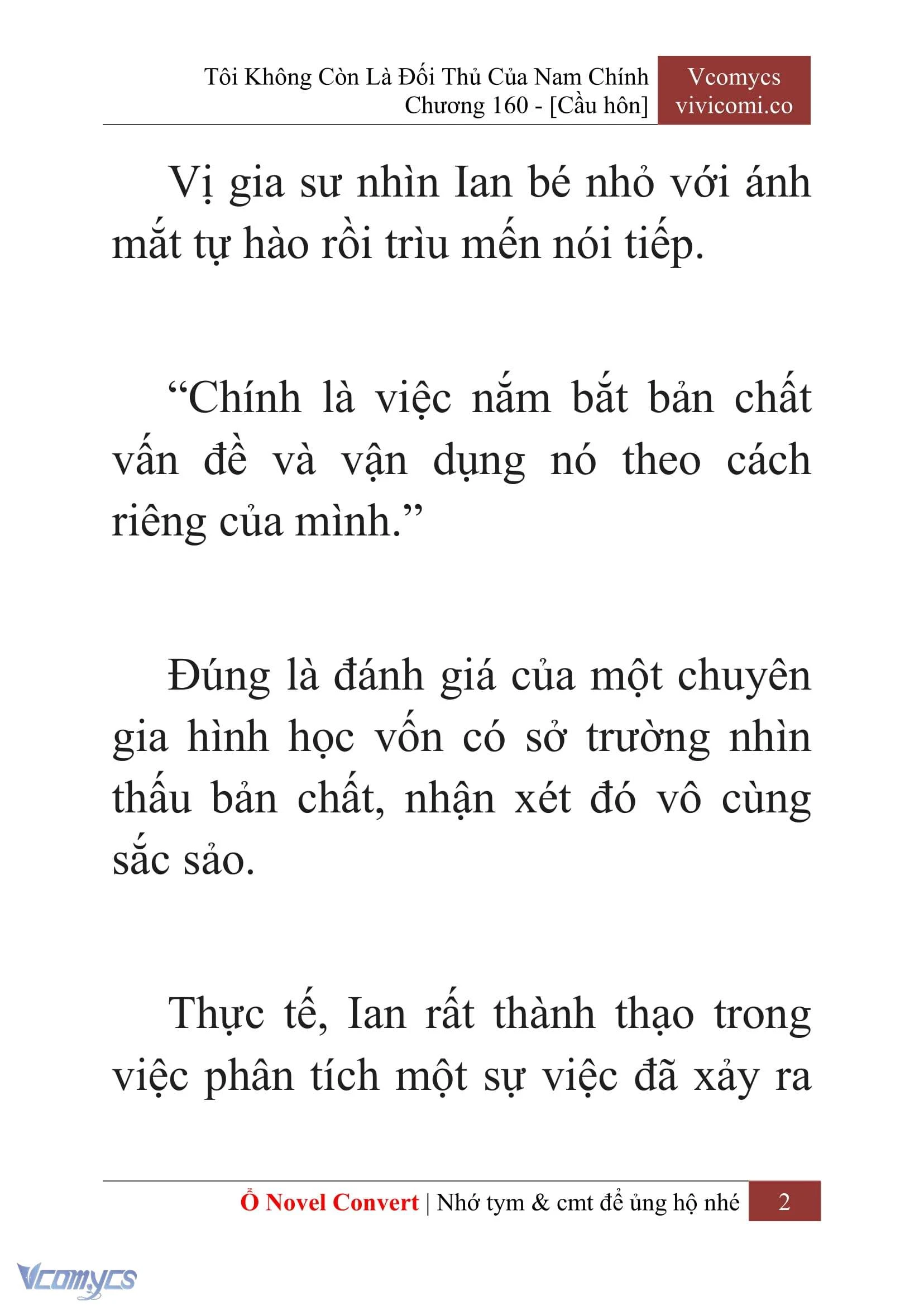 [Novel] Tôi Không Còn Là Đối Thủ Của Nam Chính Chapter  160 - 4