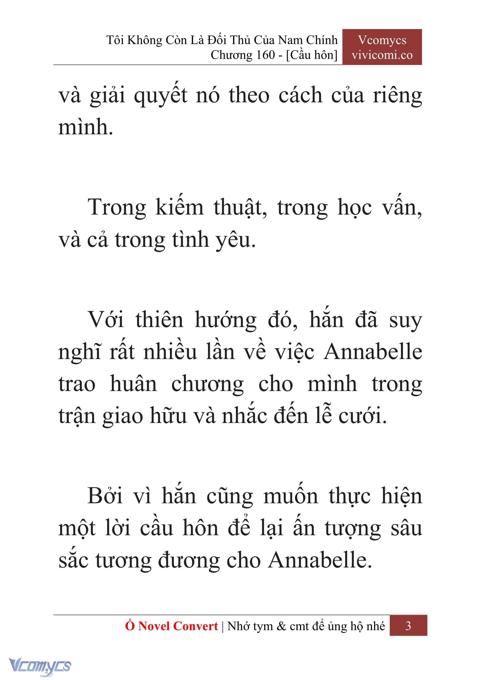 [Novel] Tôi Không Còn Là Đối Thủ Của Nam Chính Chapter  160 - 5
