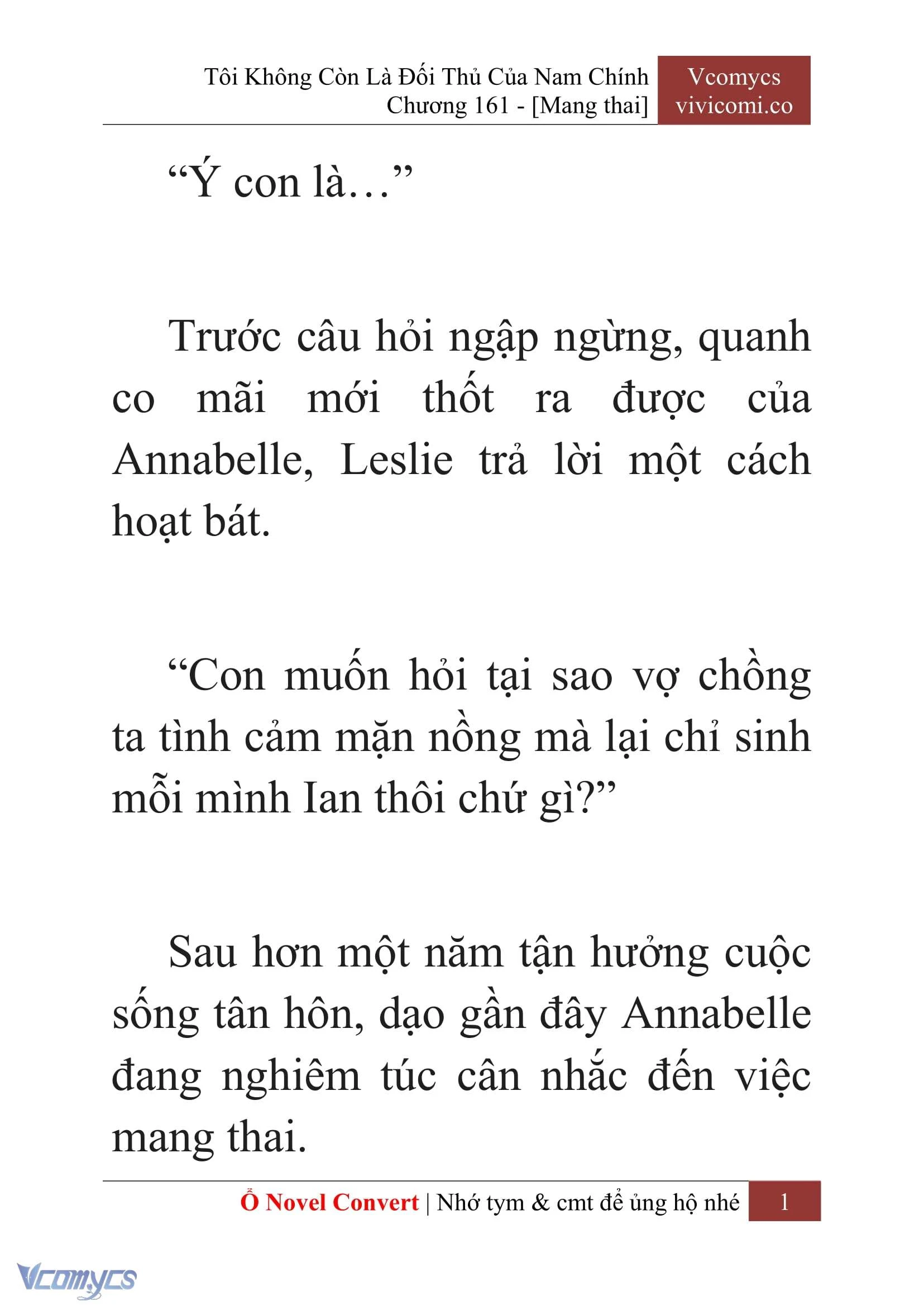 [Novel] Tôi Không Còn Là Đối Thủ Của Nam Chính Chapter  161 - 3