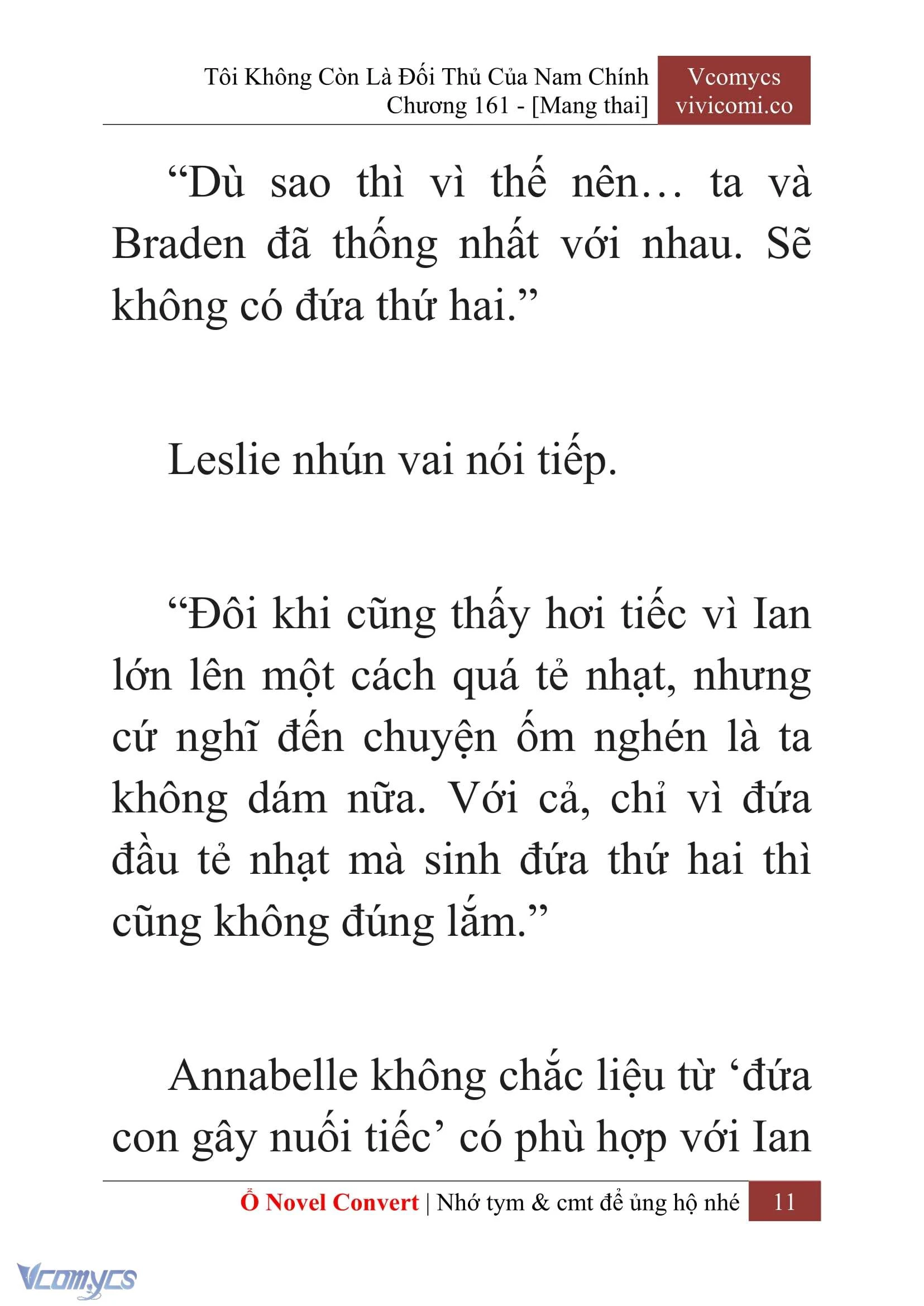 [Novel] Tôi Không Còn Là Đối Thủ Của Nam Chính Chapter  161 - 13