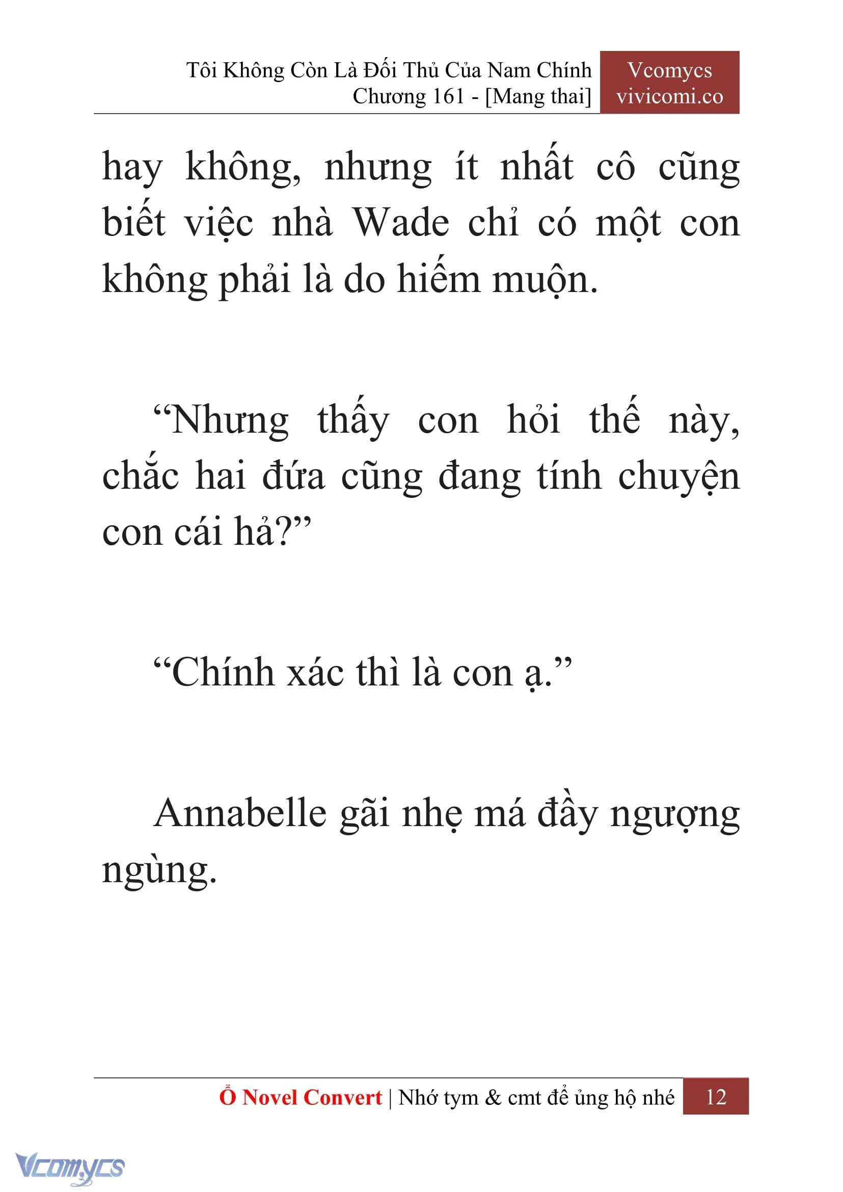 [Novel] Tôi Không Còn Là Đối Thủ Của Nam Chính Chapter  161 - 14