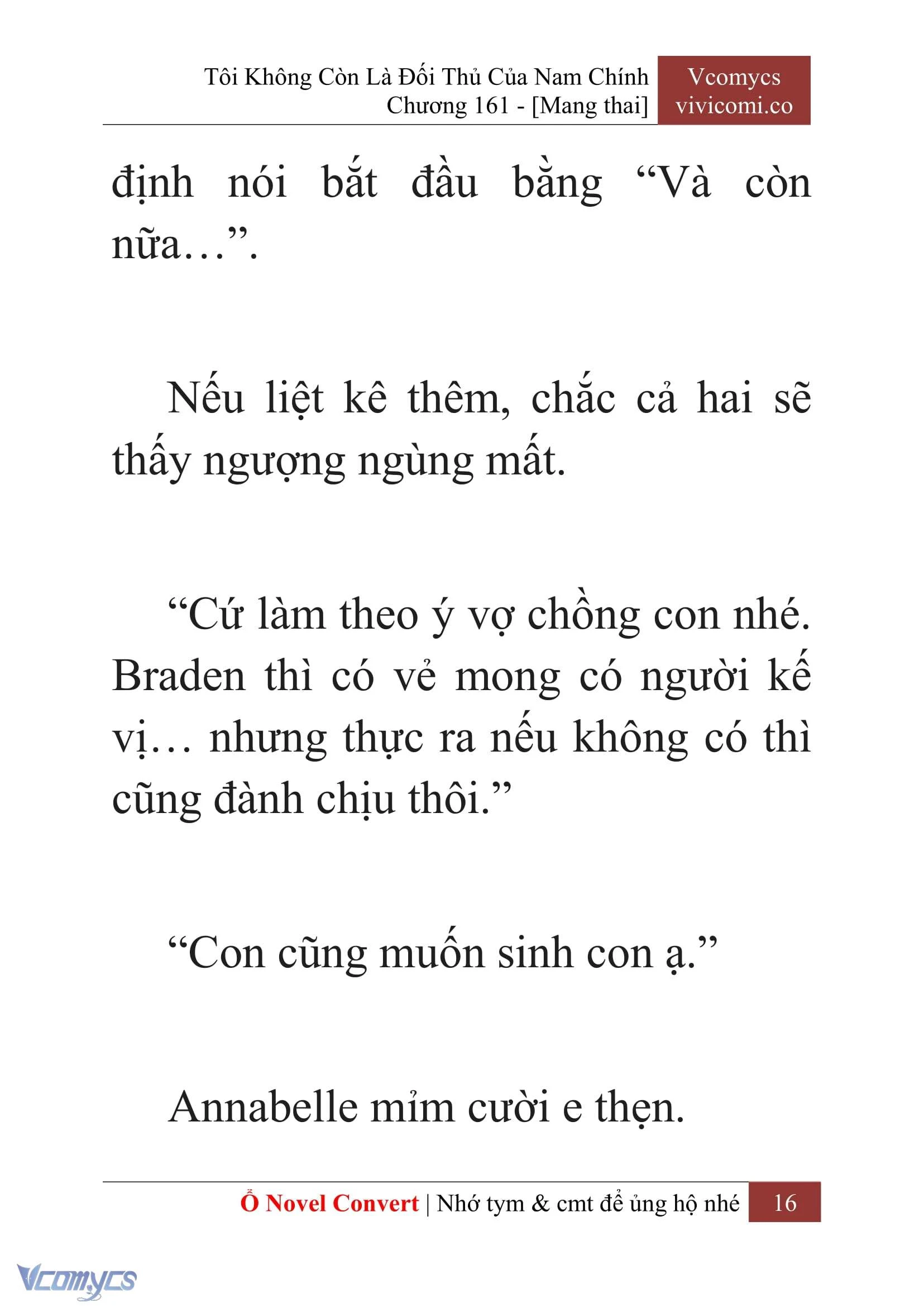 [Novel] Tôi Không Còn Là Đối Thủ Của Nam Chính Chapter  161 - 18