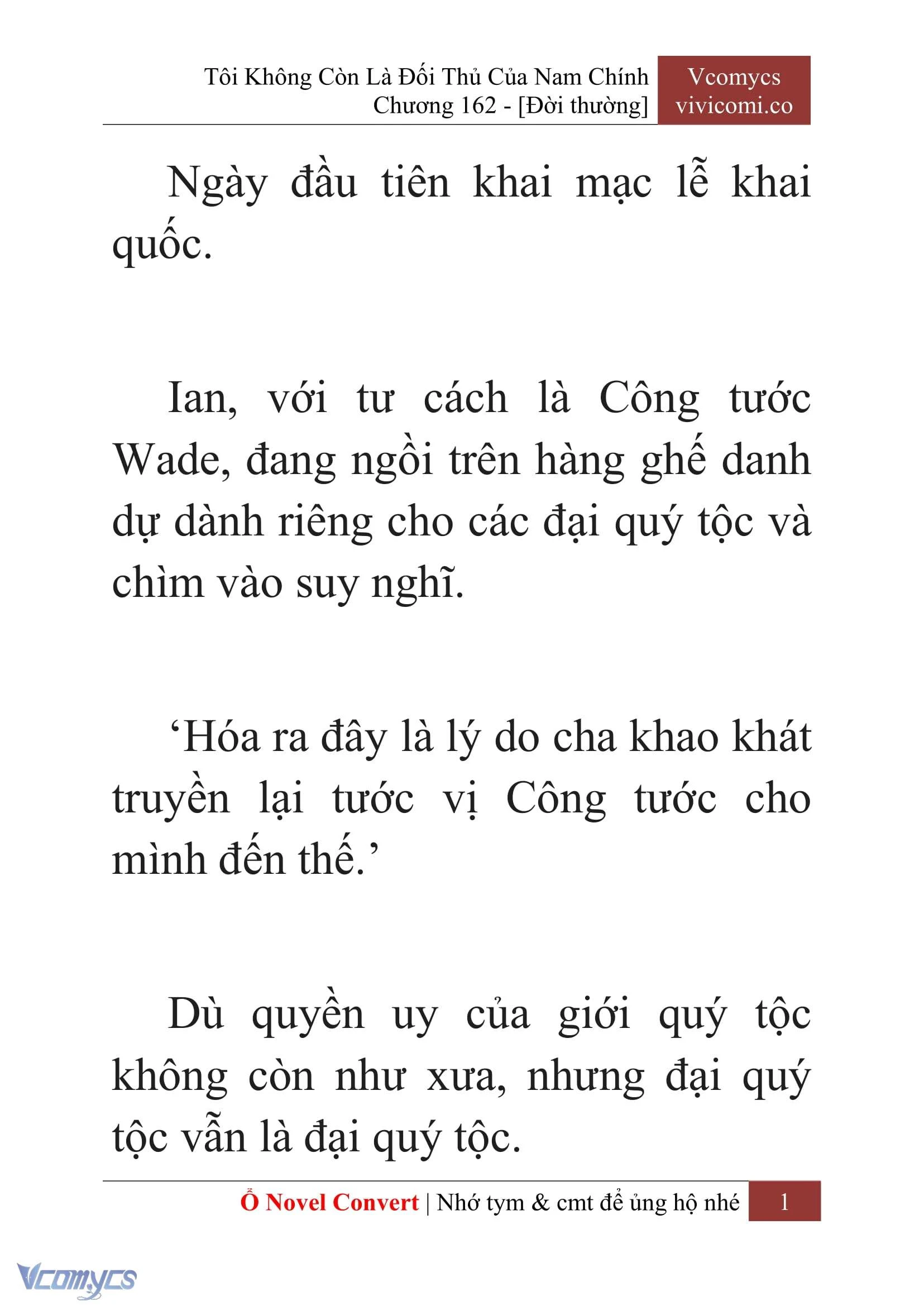 [Novel] Tôi Không Còn Là Đối Thủ Của Nam Chính Chapter  162 - 3