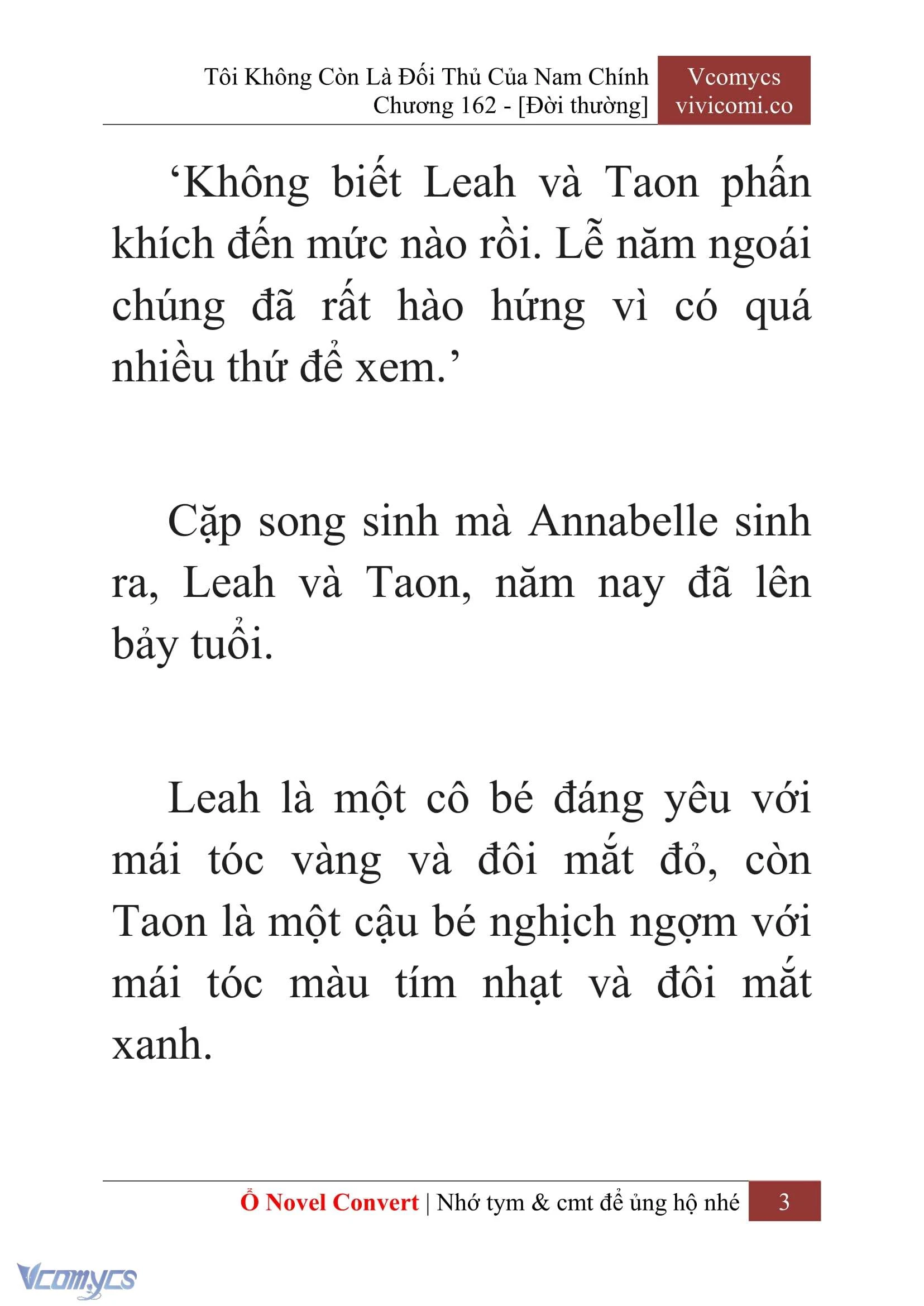 [Novel] Tôi Không Còn Là Đối Thủ Của Nam Chính Chapter  162 - 5