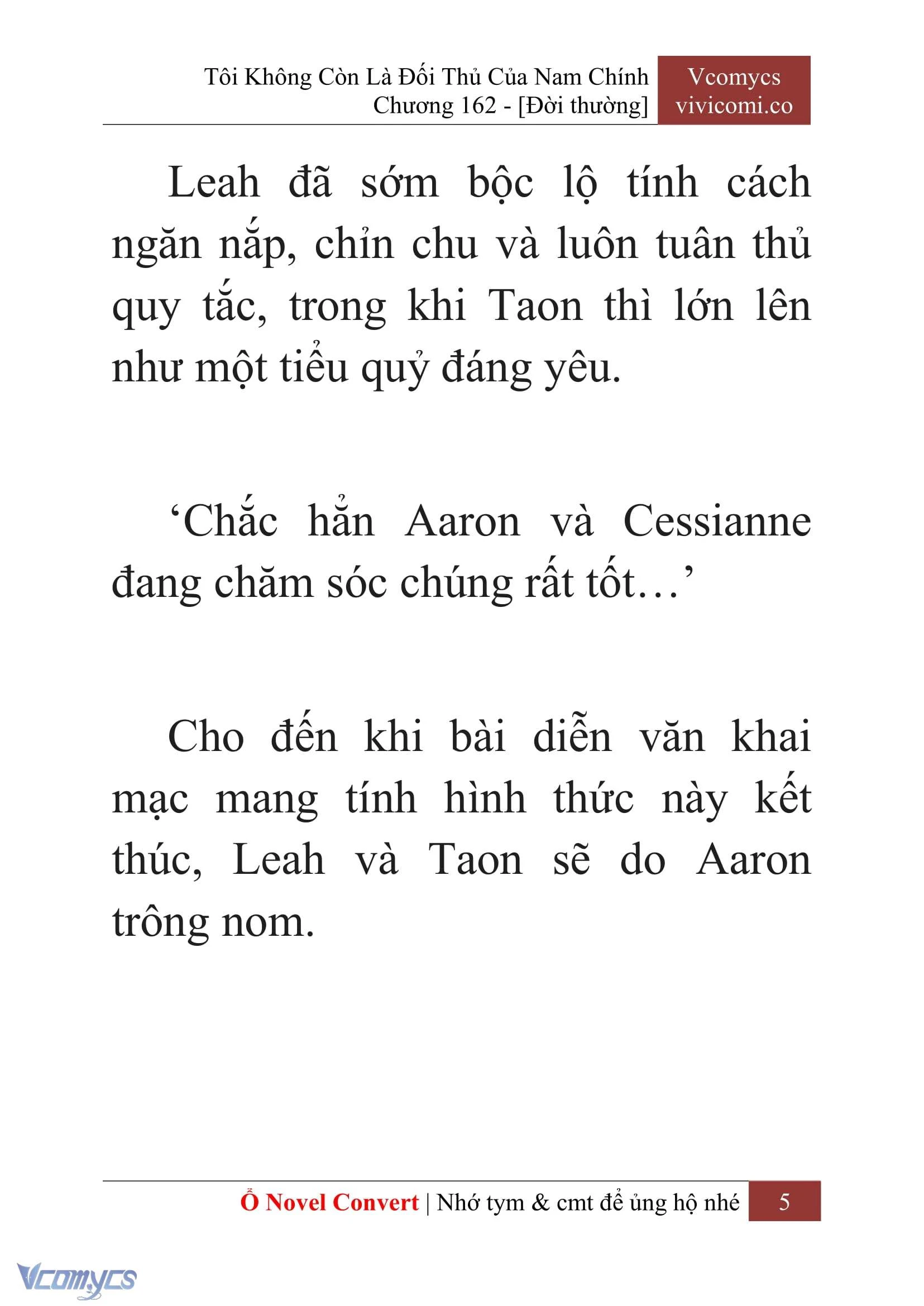 [Novel] Tôi Không Còn Là Đối Thủ Của Nam Chính Chapter  162 - 7