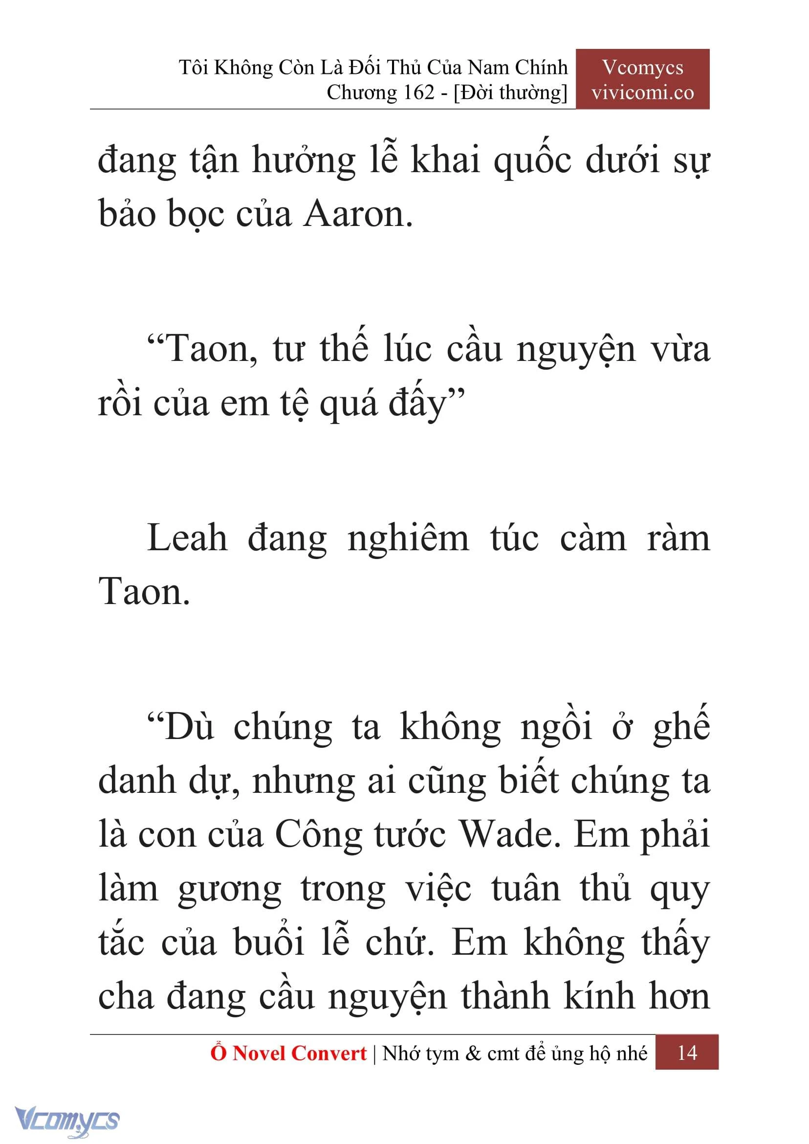 [Novel] Tôi Không Còn Là Đối Thủ Của Nam Chính Chapter  162 - 16