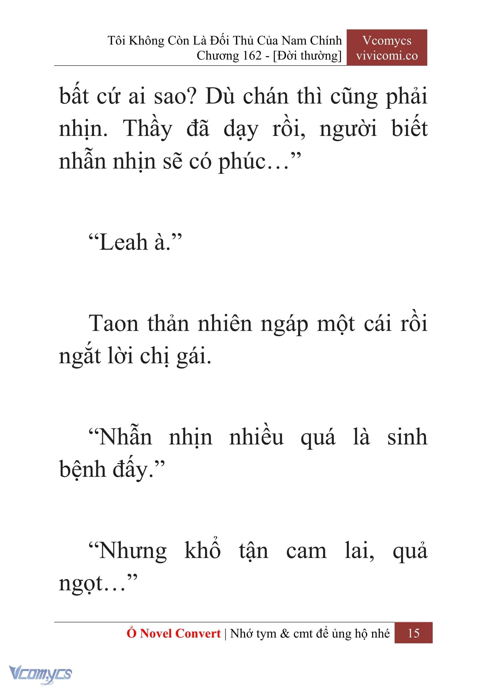 [Novel] Tôi Không Còn Là Đối Thủ Của Nam Chính Chapter  162 - 17