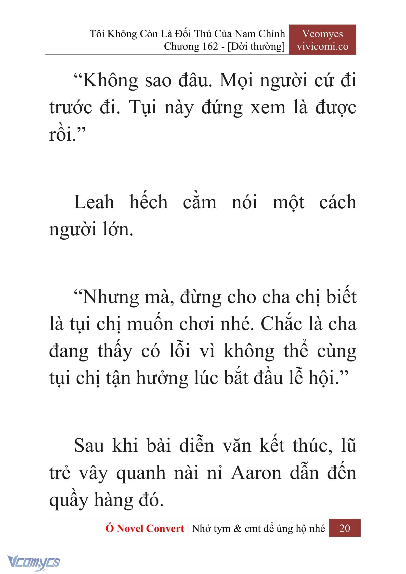 [Novel] Tôi Không Còn Là Đối Thủ Của Nam Chính Chapter  162 - 22