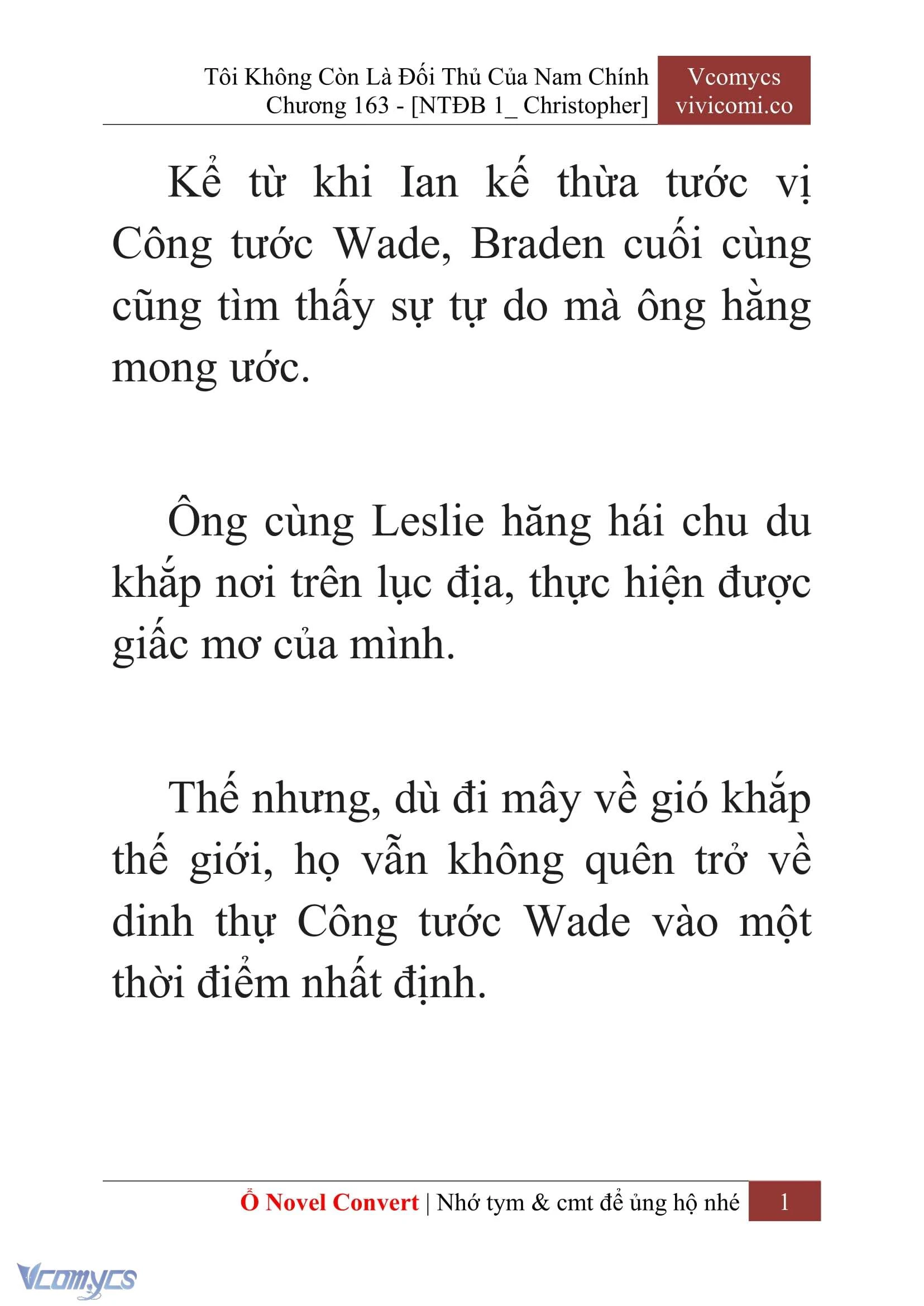 [Novel] Tôi Không Còn Là Đối Thủ Của Nam Chính Chapter  163 - 3