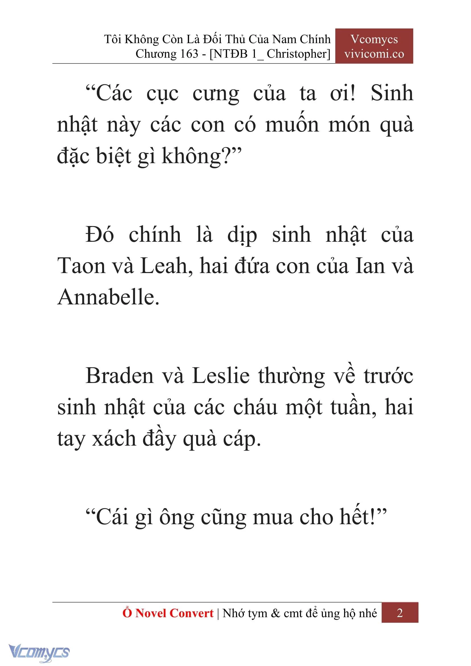 [Novel] Tôi Không Còn Là Đối Thủ Của Nam Chính Chapter  163 - 4