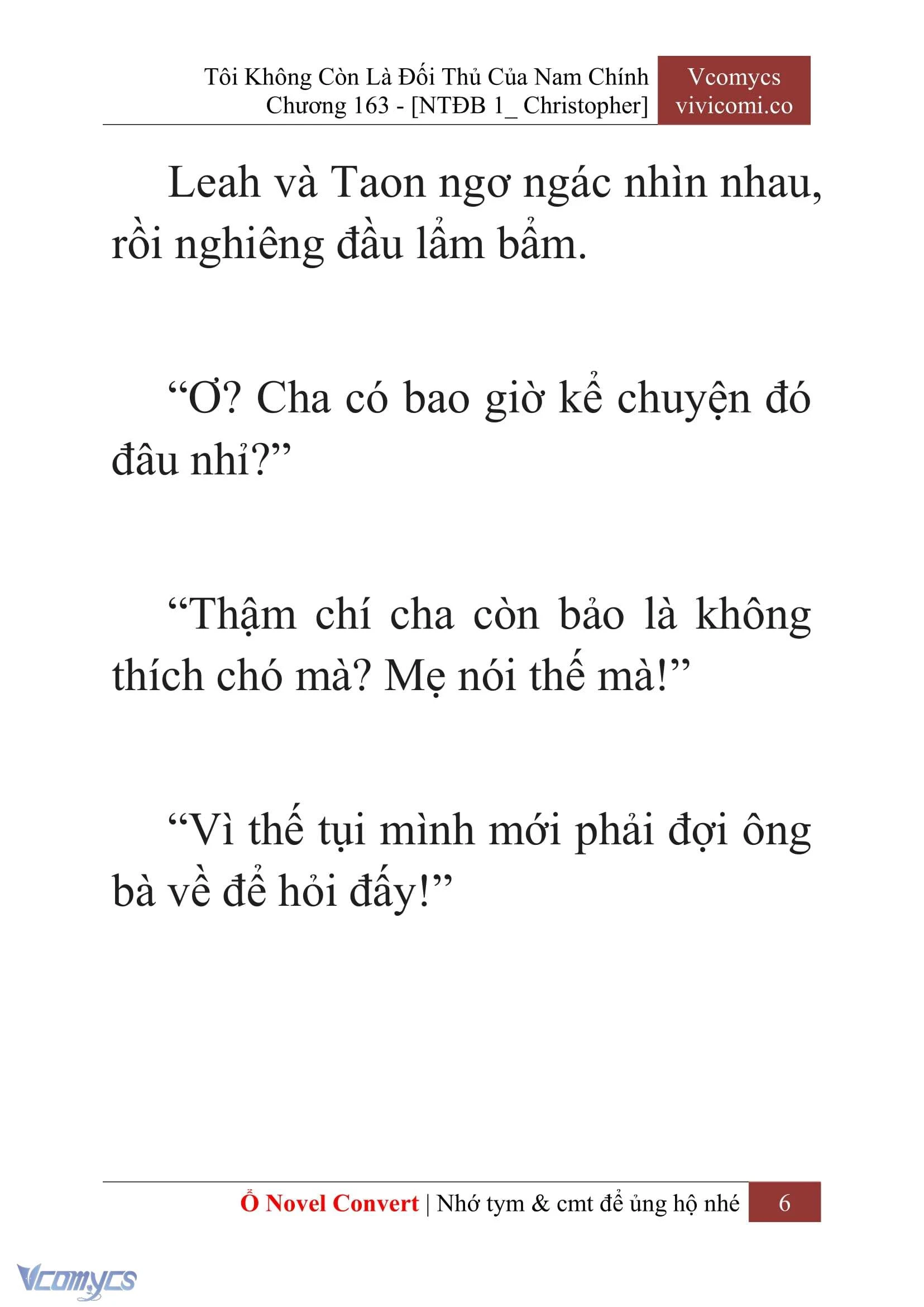 [Novel] Tôi Không Còn Là Đối Thủ Của Nam Chính Chapter  163 - 8