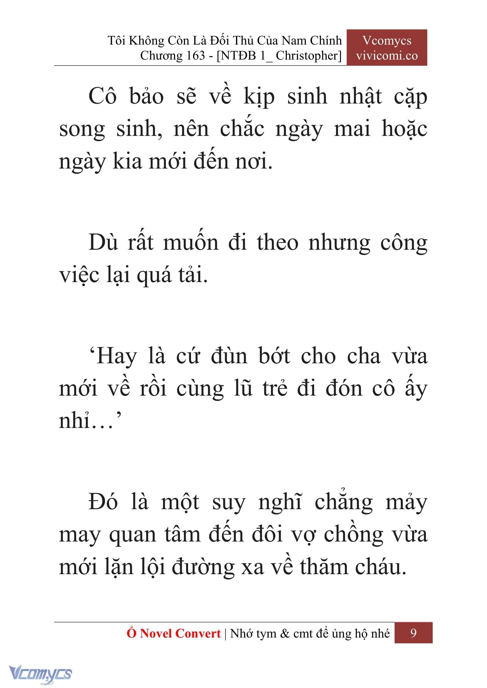 [Novel] Tôi Không Còn Là Đối Thủ Của Nam Chính Chapter  163 - 11
