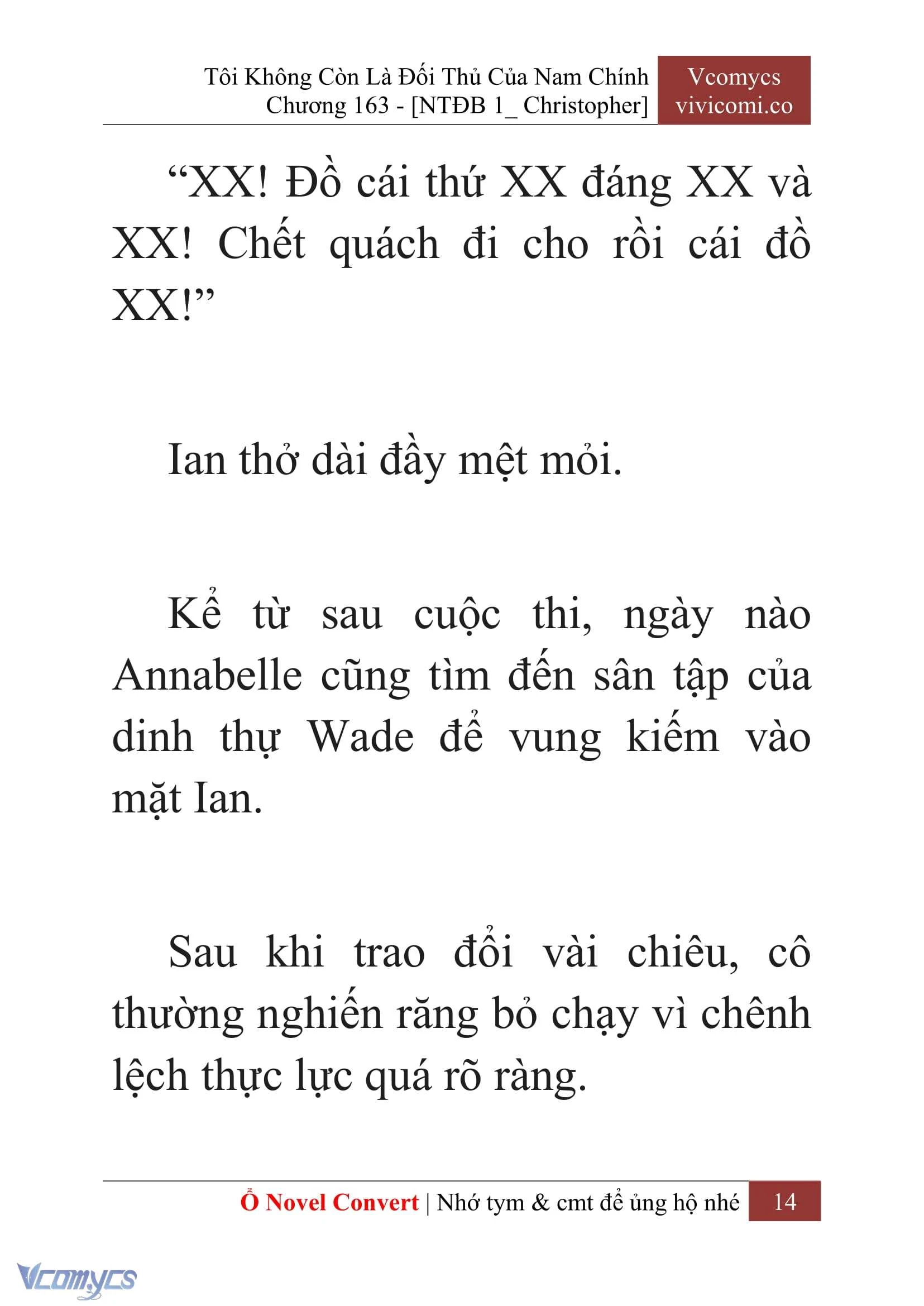 [Novel] Tôi Không Còn Là Đối Thủ Của Nam Chính Chapter  163 - 16