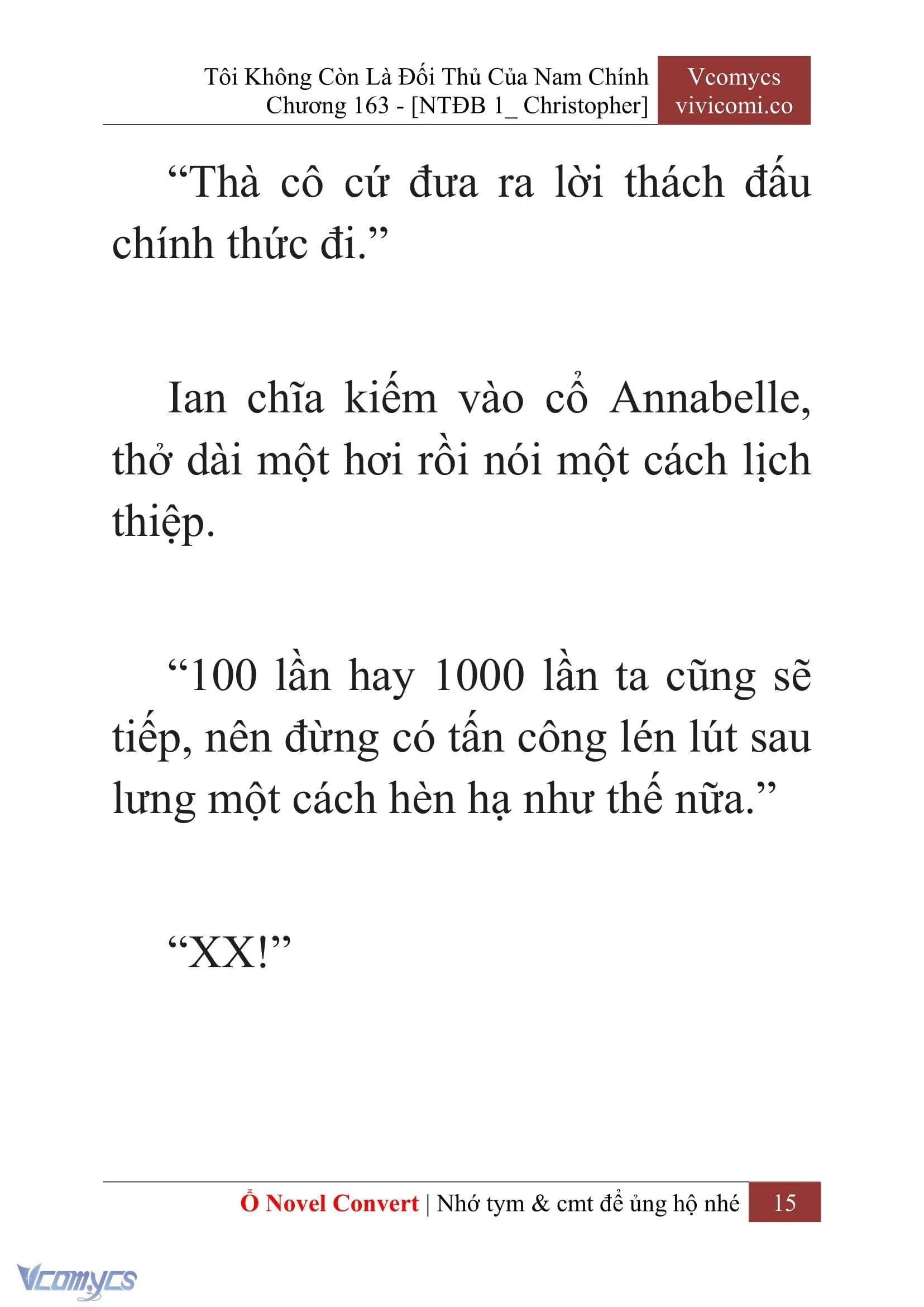 [Novel] Tôi Không Còn Là Đối Thủ Của Nam Chính Chapter  163 - 17