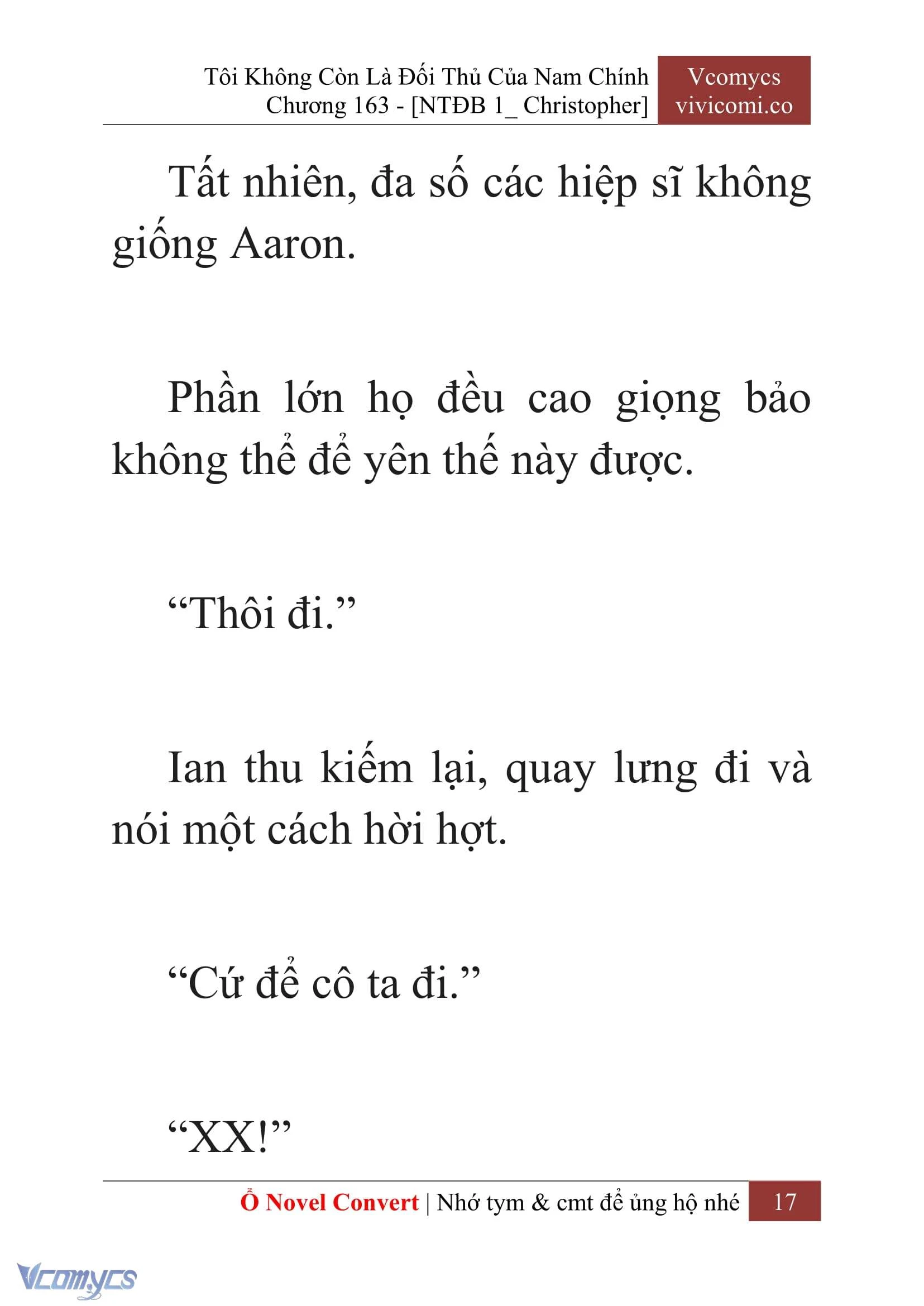 [Novel] Tôi Không Còn Là Đối Thủ Của Nam Chính Chapter  163 - 19