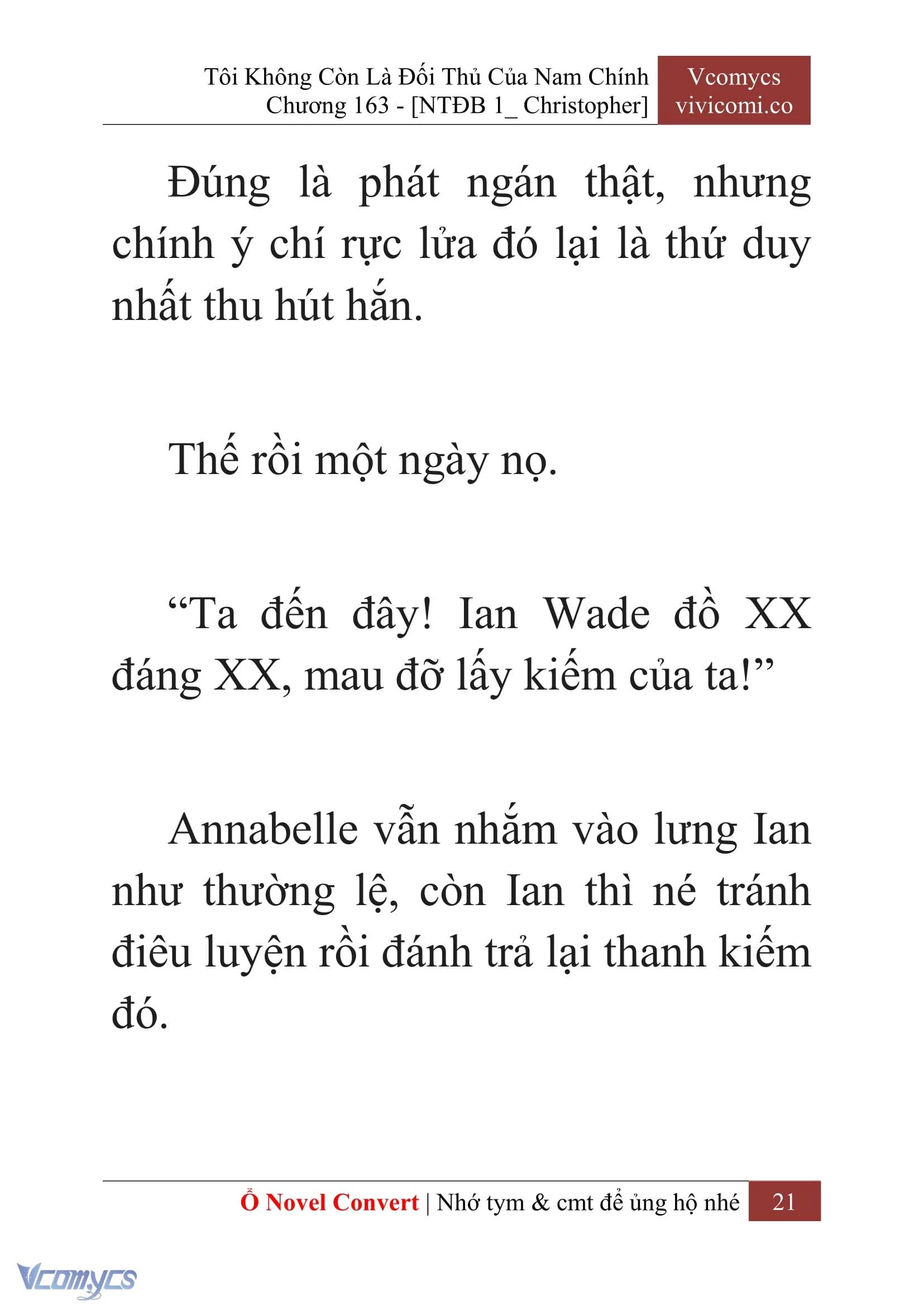 [Novel] Tôi Không Còn Là Đối Thủ Của Nam Chính Chapter  163 - 23