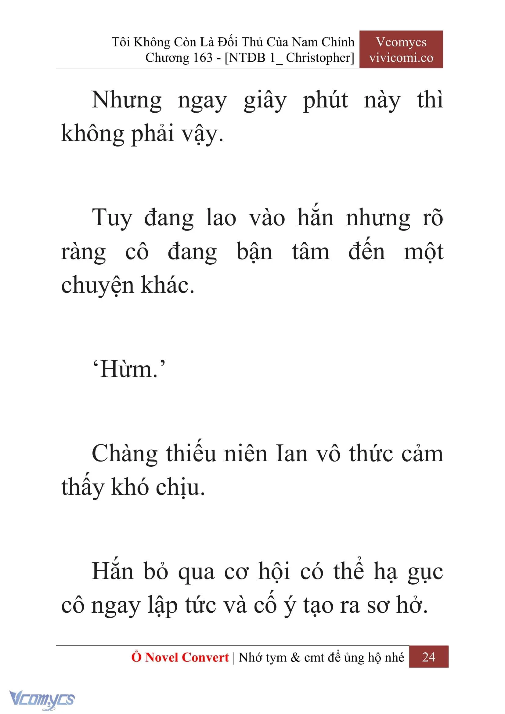 [Novel] Tôi Không Còn Là Đối Thủ Của Nam Chính Chapter  163 - 26