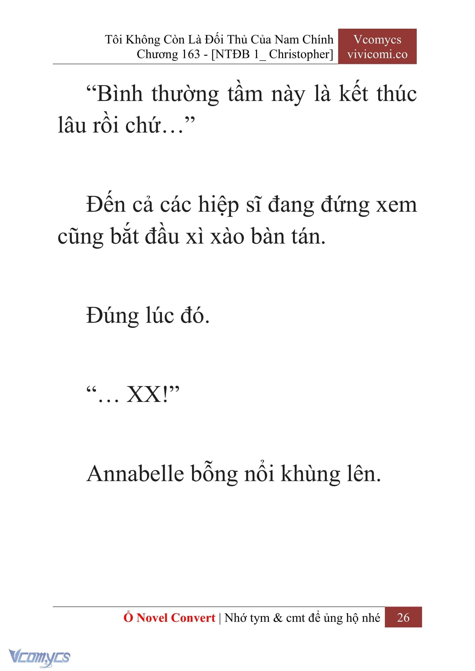 [Novel] Tôi Không Còn Là Đối Thủ Của Nam Chính Chapter  163 - 28
