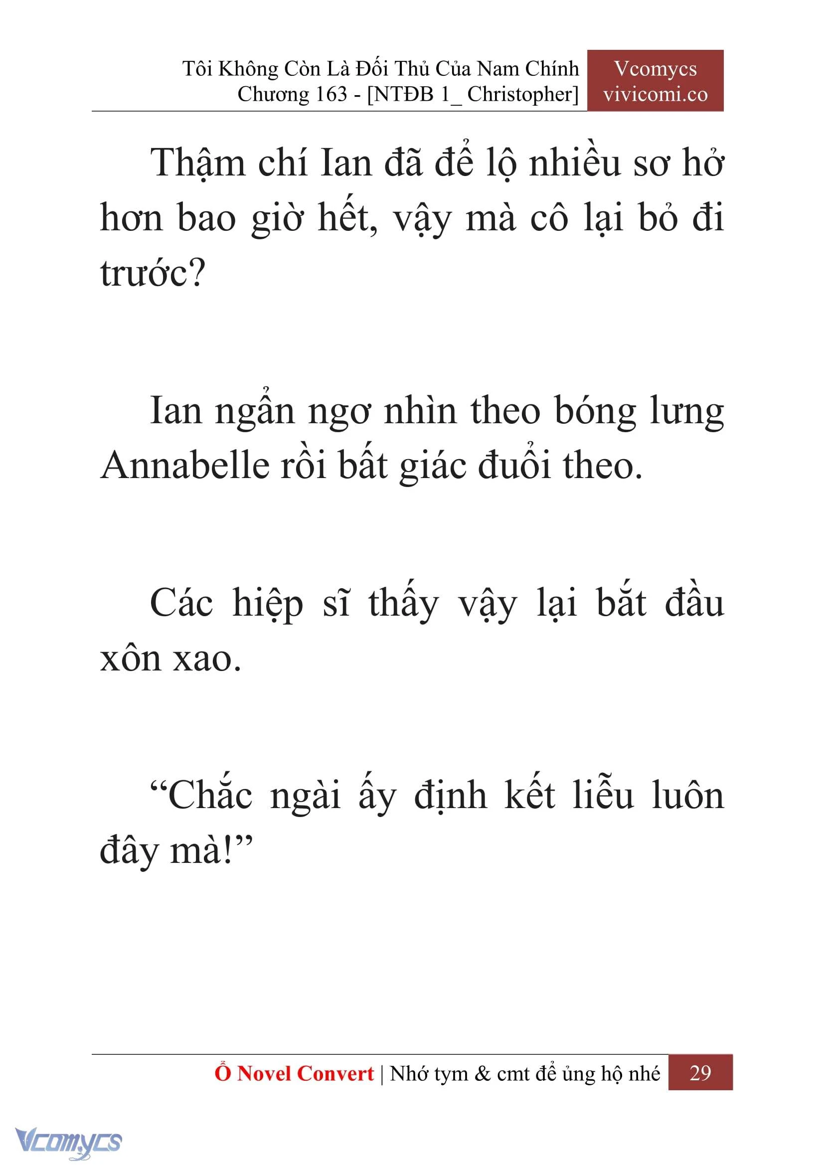 [Novel] Tôi Không Còn Là Đối Thủ Của Nam Chính Chapter  163 - 31